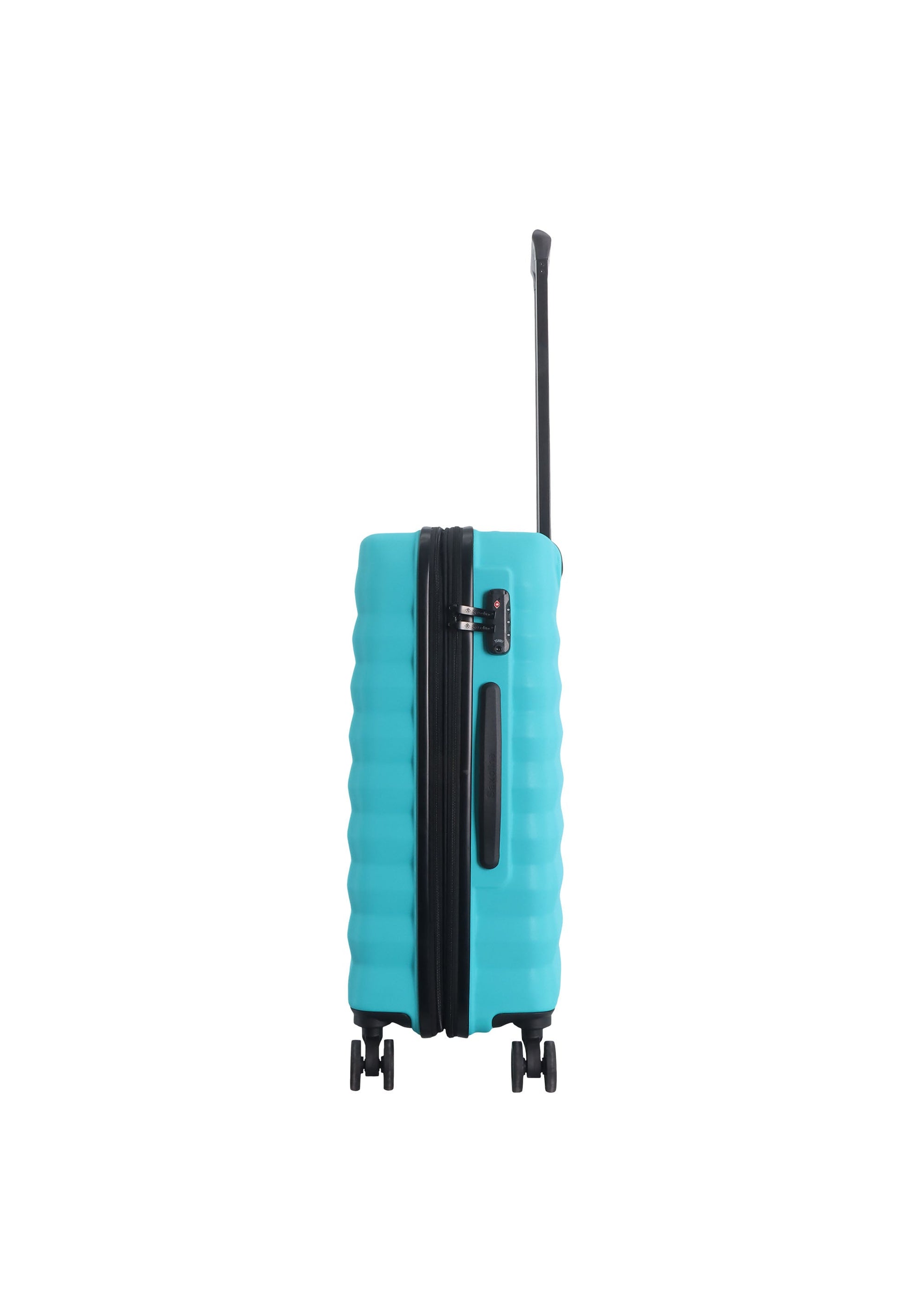 Saxoline Flow Hartschalenkoffer / Trolley / Reiskoffer - (Medium) Türkis
