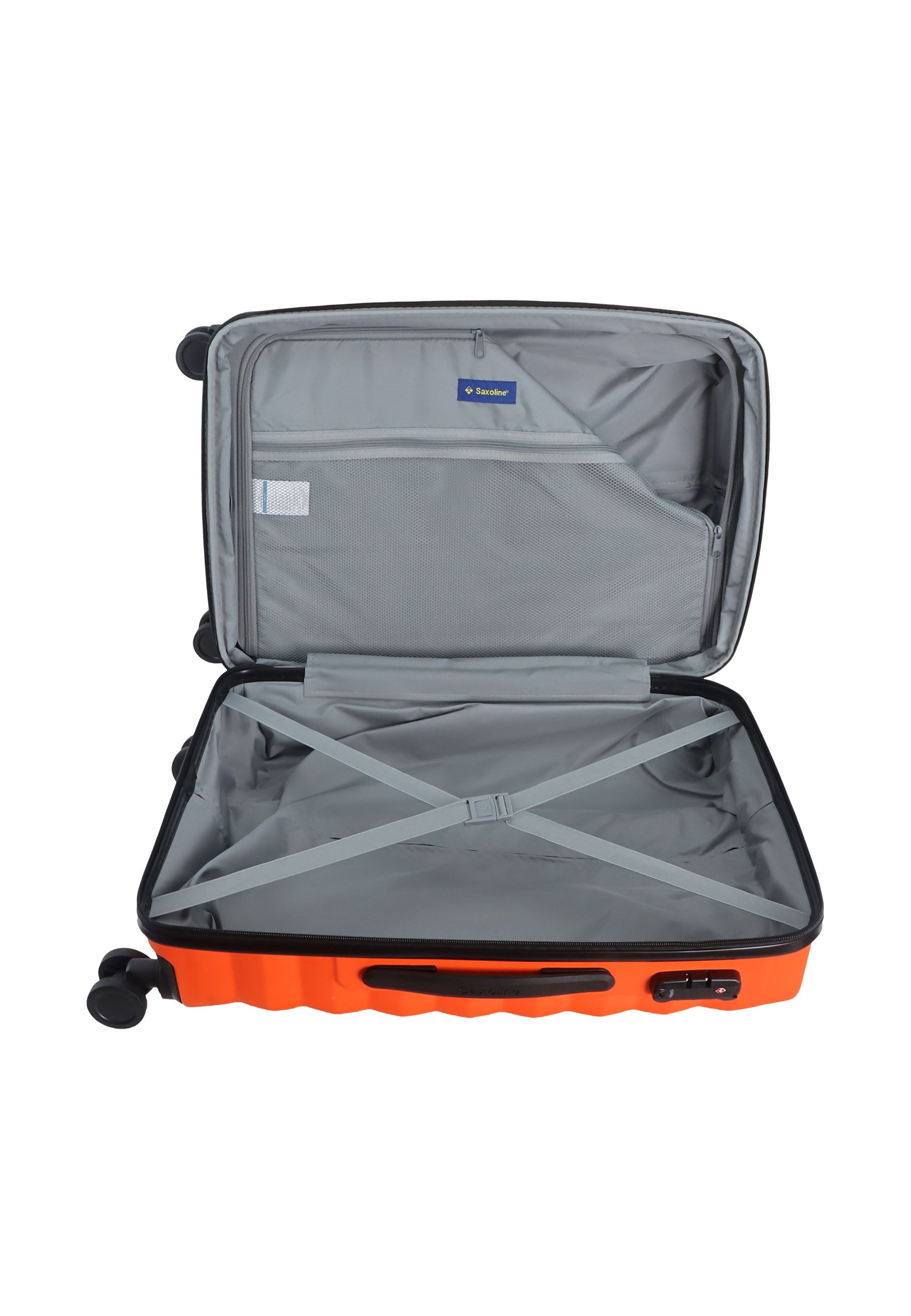Saxoline Flow Hartschalenkoffer / Trolley / Reiskoffer - (Medium) Orange