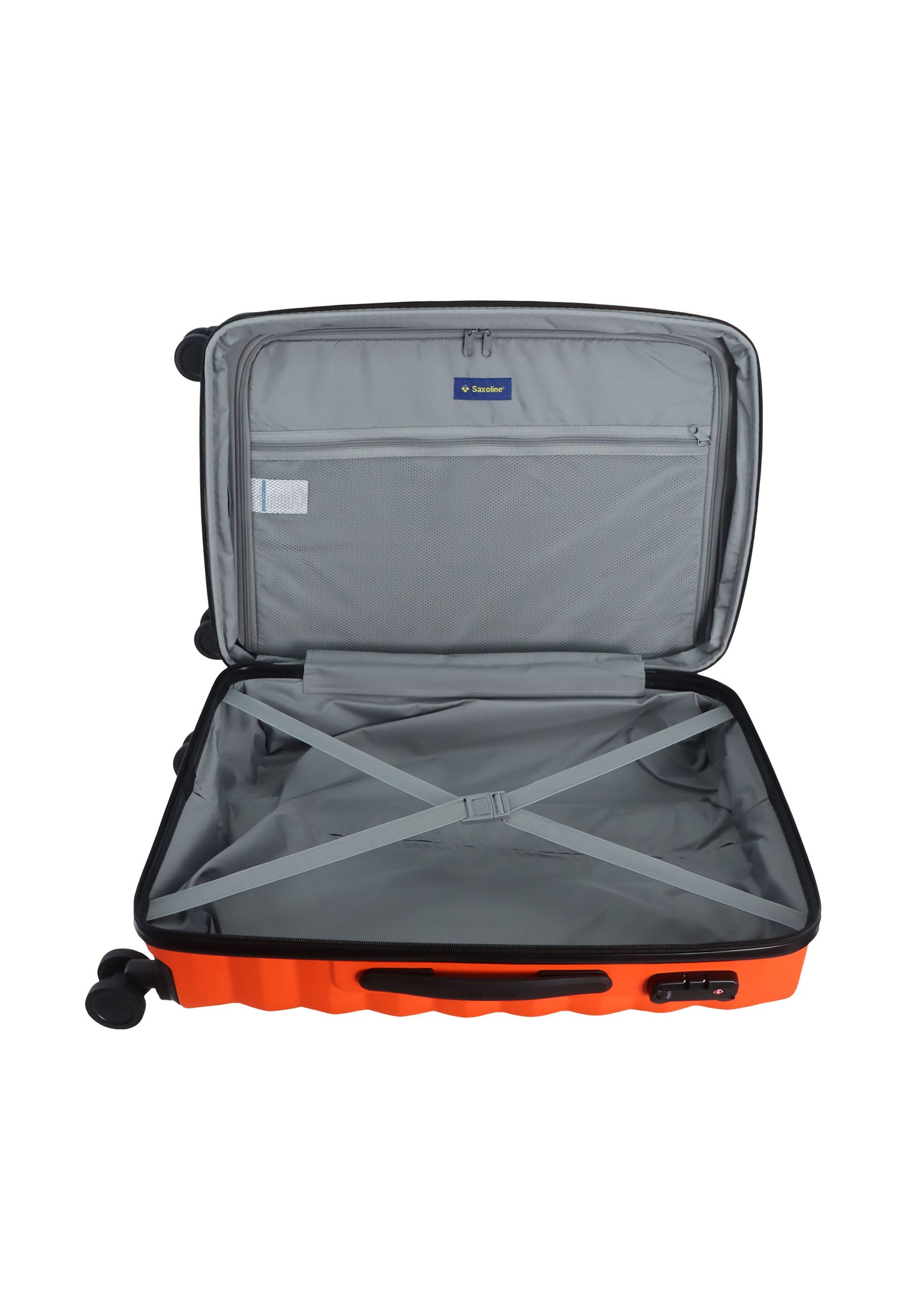 Saxoline Flow Hartschalenkoffer / Trolley / Reiskoffer - (Medium) Orange