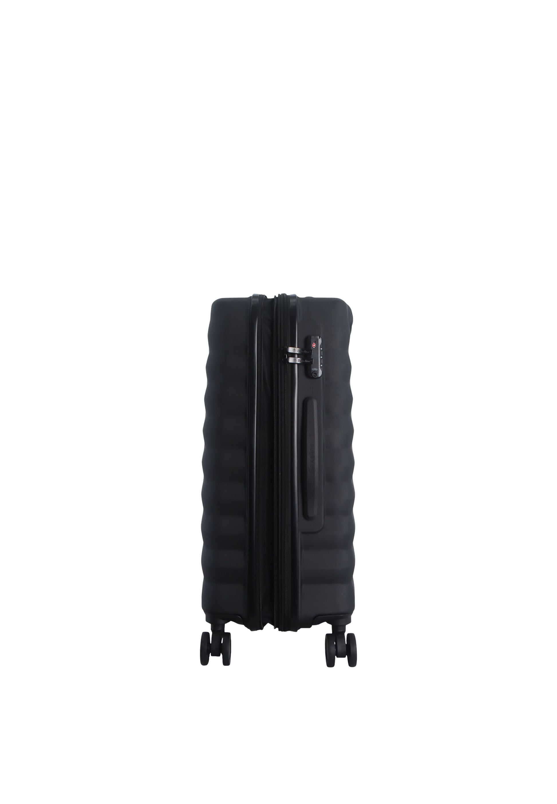 Saxoline Flow Hartschalenkoffer / Trolley / Reiskoffer - (Large) Schwarz