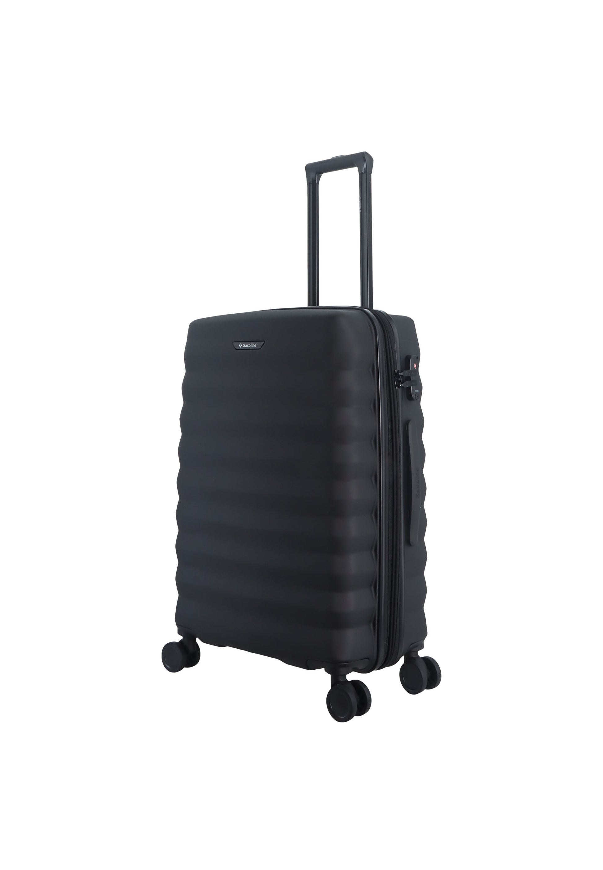 Saxoline Flow Hartschalenkoffer / Trolley / Reiskoffer - (Large) Schwarz