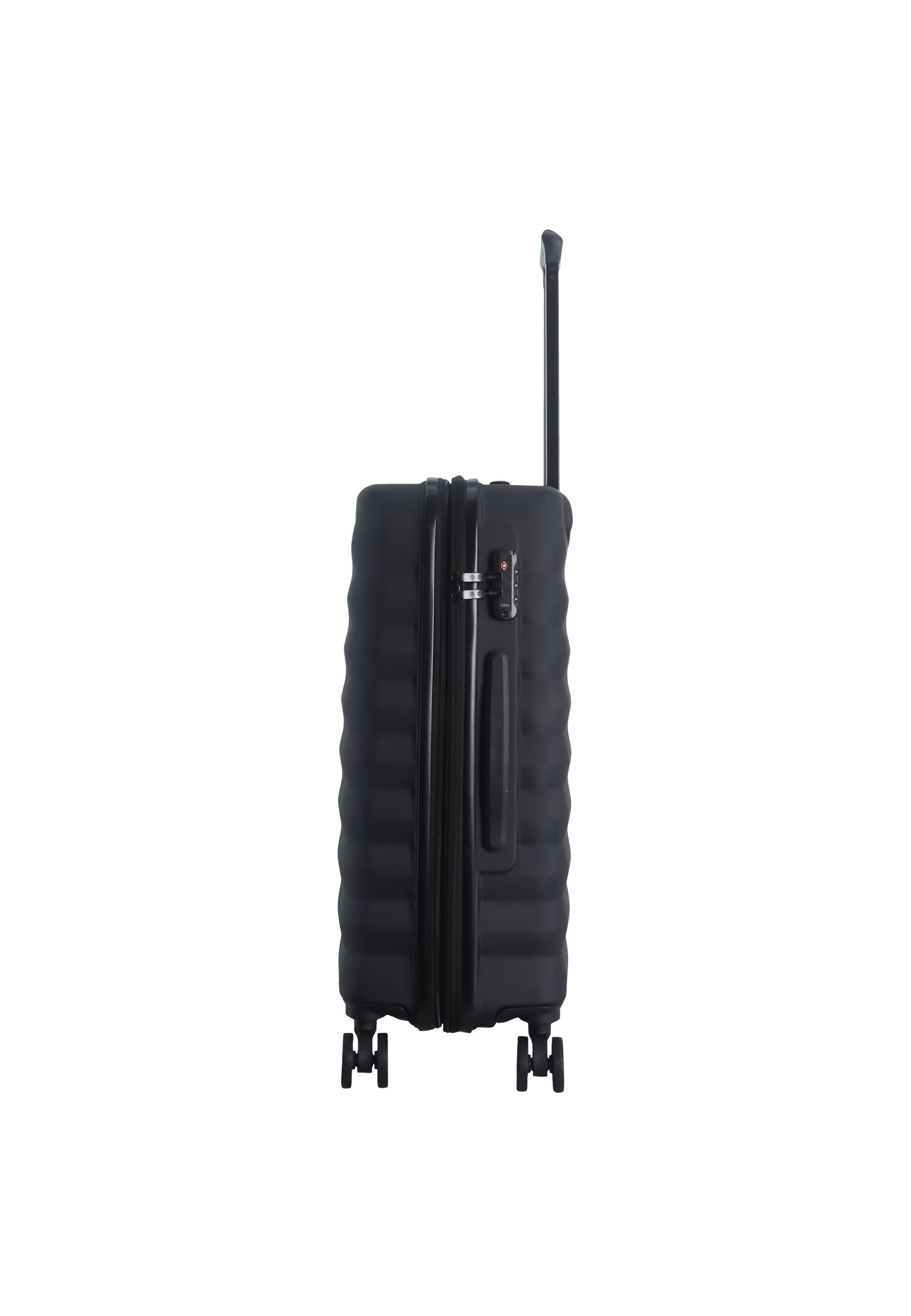 Saxoline Flow Hartschalenkoffer / Trolley / Reiskoffer - (Large) Schwarz