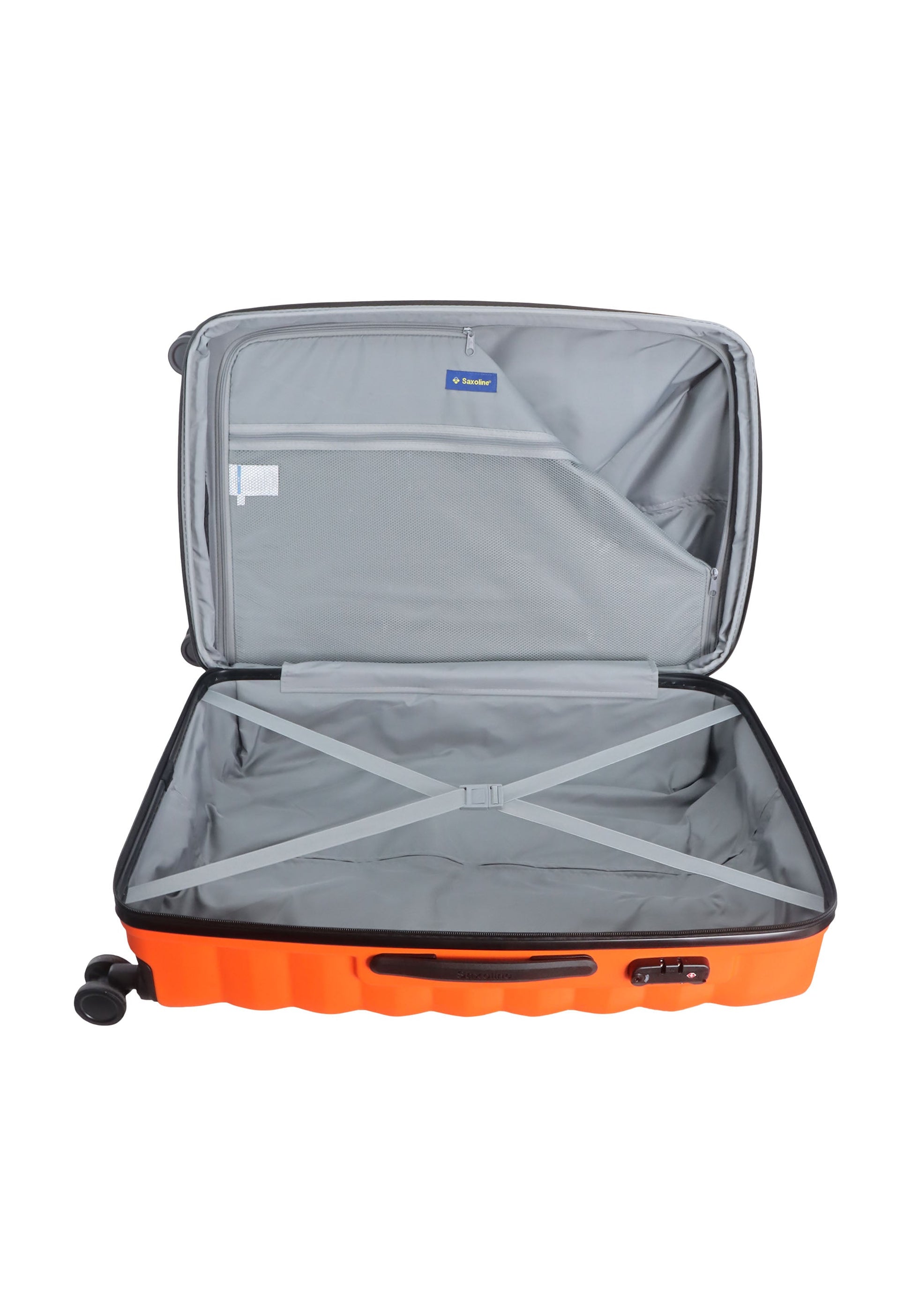 Saxoline Flow Hartschalenkoffer / Trolley / Reiskoffer - (Large) Orange