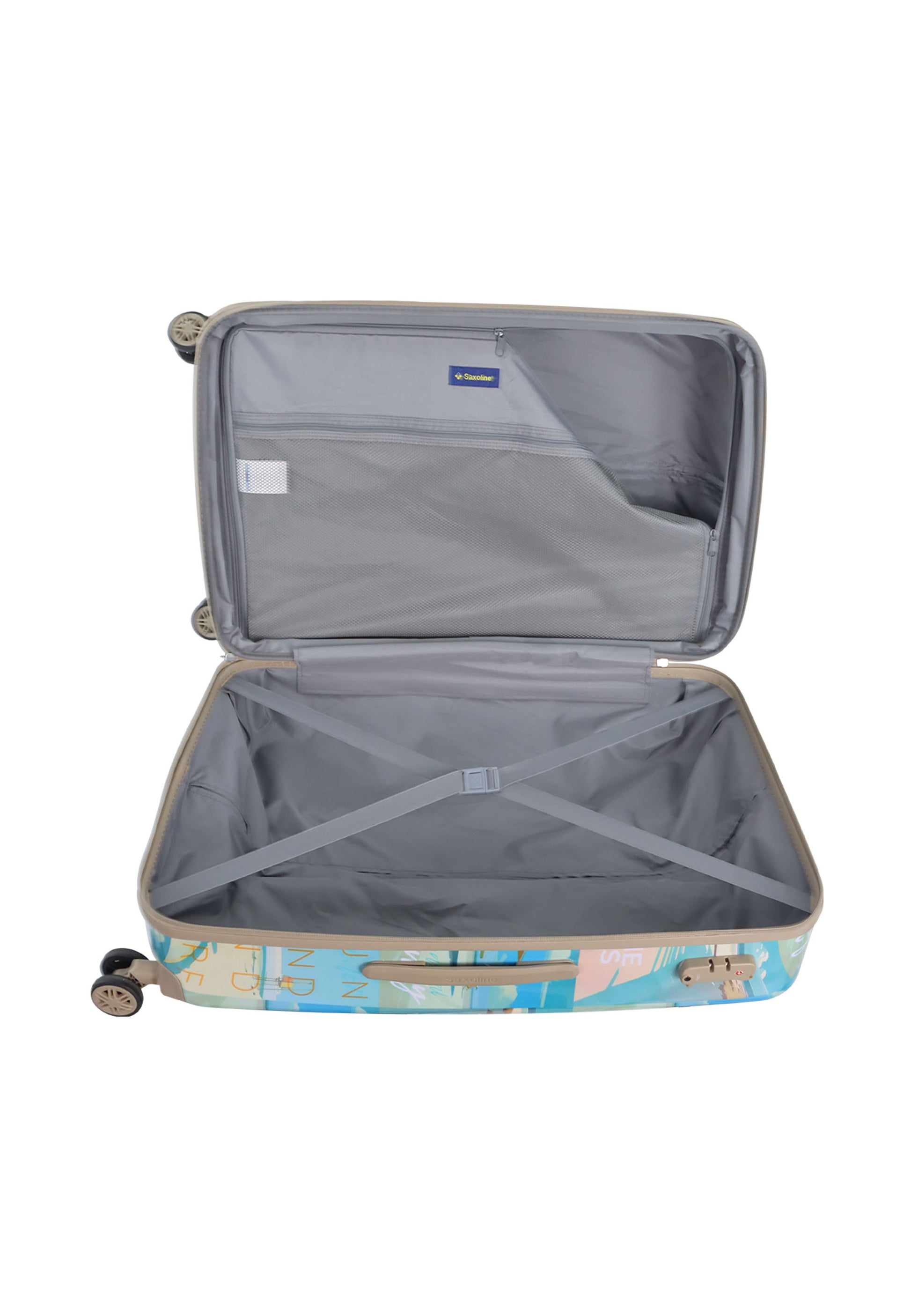 Saxoline Coastal Beauty Hartschalenkoffer / Trolley / Reisekoffer Gedruckt