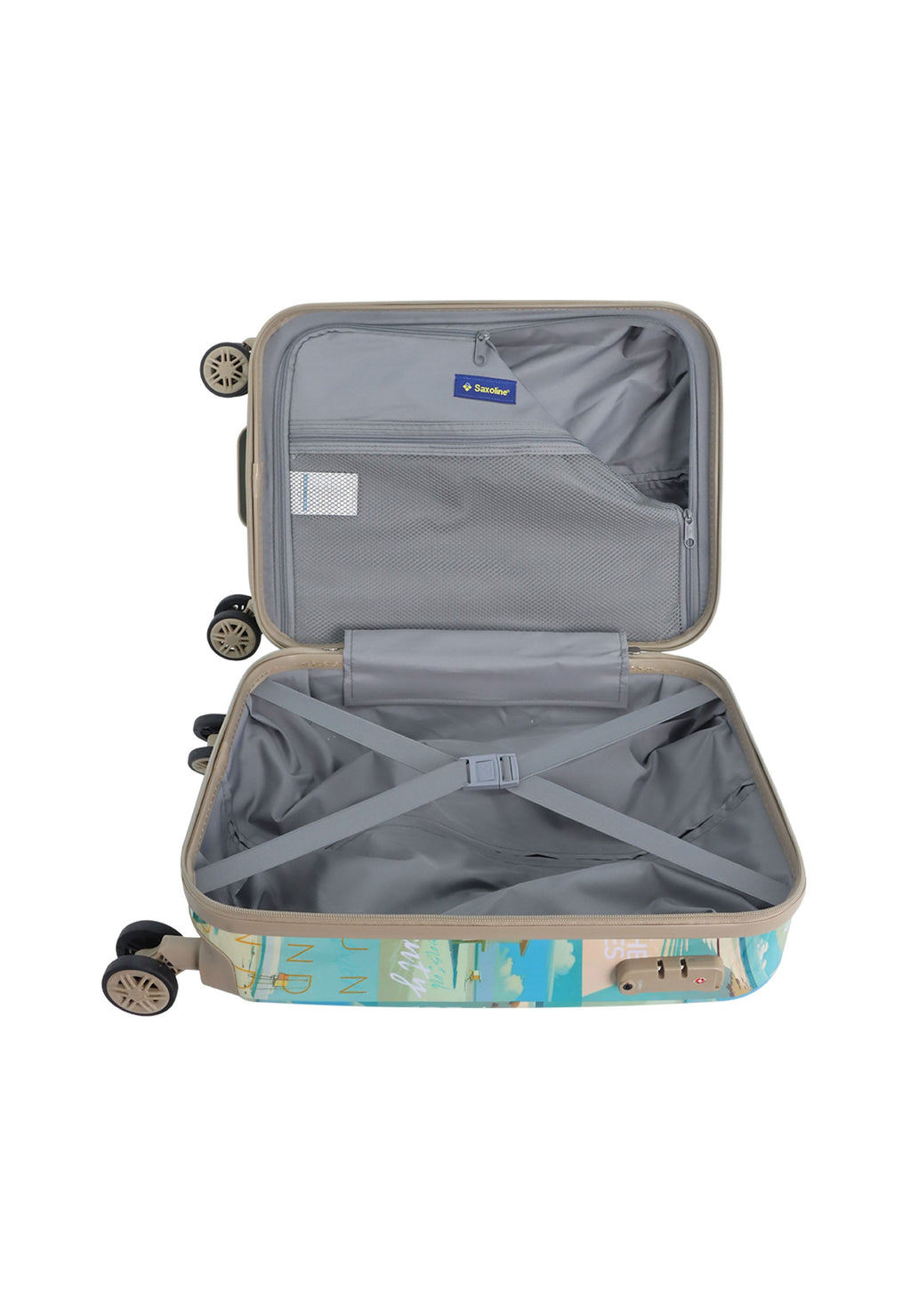 Saxoline - Coastal Beauty | Hartschalen-Handgepäckkoffer - (Small) Bedruckt – Produktansicht 10