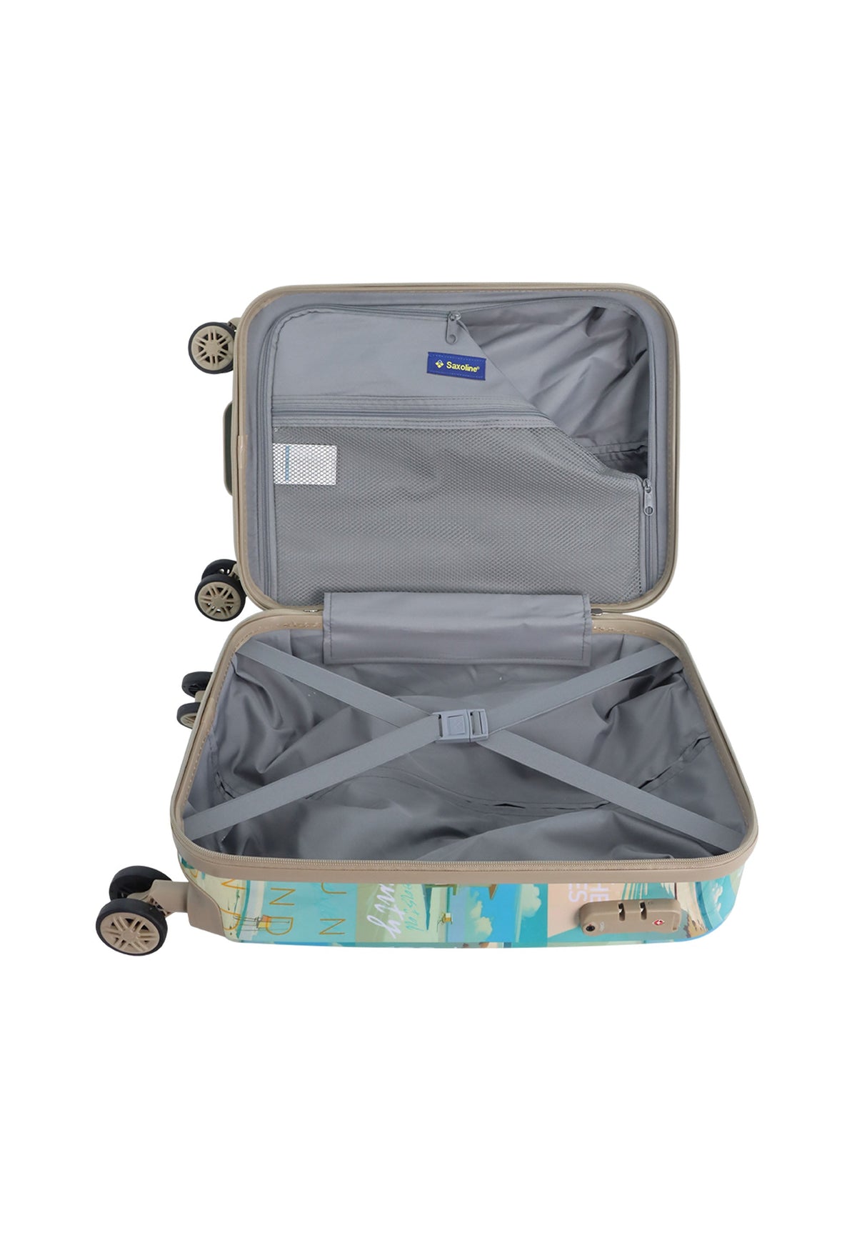 Saxoline - Coastal Beauty | Hartschalen-Handgepäckkoffer - (Small) Bedruckt – Produktansicht 10