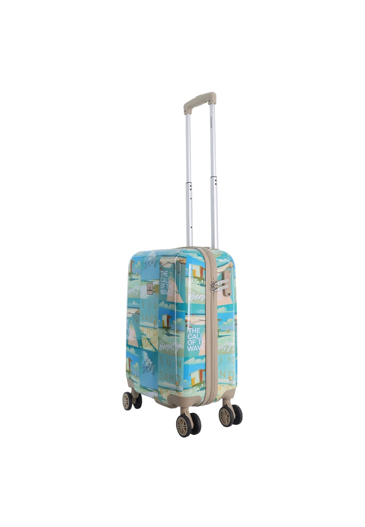 Saxoline - Coastal Beauty | Hartschalen-Handgepäckkoffer - (Small) Bedruckt – Produktansicht 1