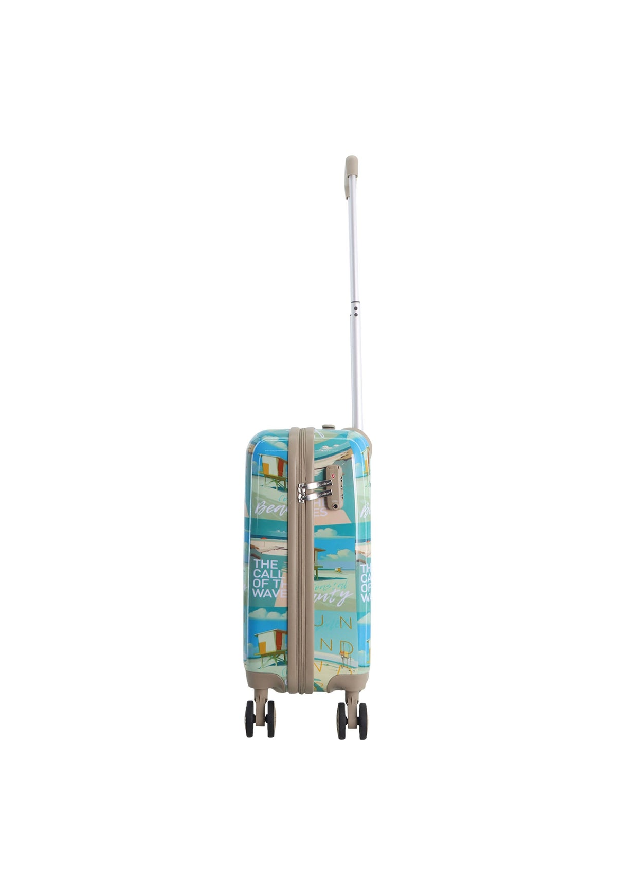Saxoline - Coastal Beauty | Hartschalen-Handgepäckkoffer - (Small) Bedruckt – Produktansicht 3