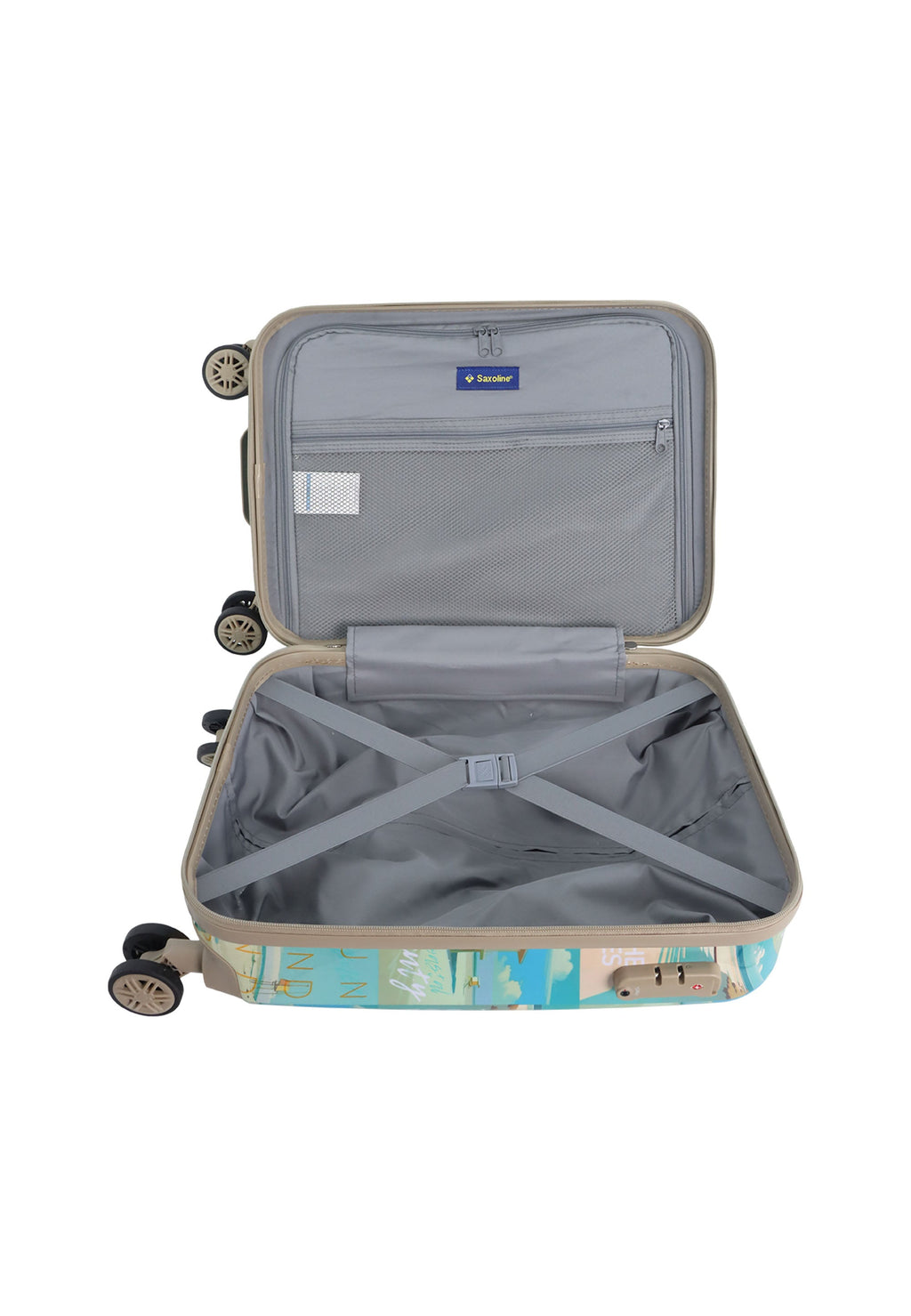 Saxoline - Coastal Beauty | Hartschalen-Handgepäckkoffer - (Small) Bedruckt – Produktansicht 9