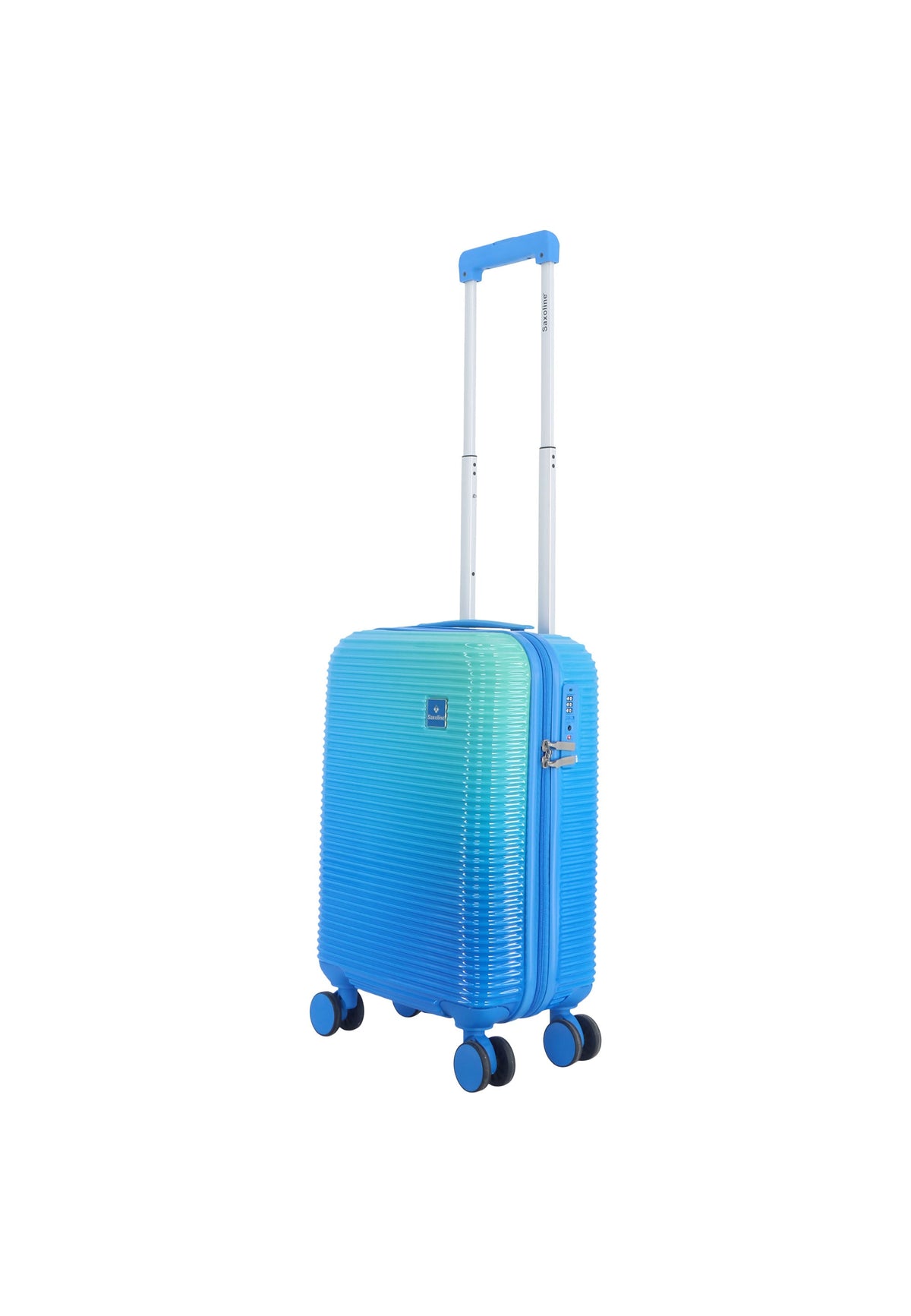 Saxoline Twist Hartschalen-Handgepäckkoffer 54 cm – Blau – Produktansicht 1