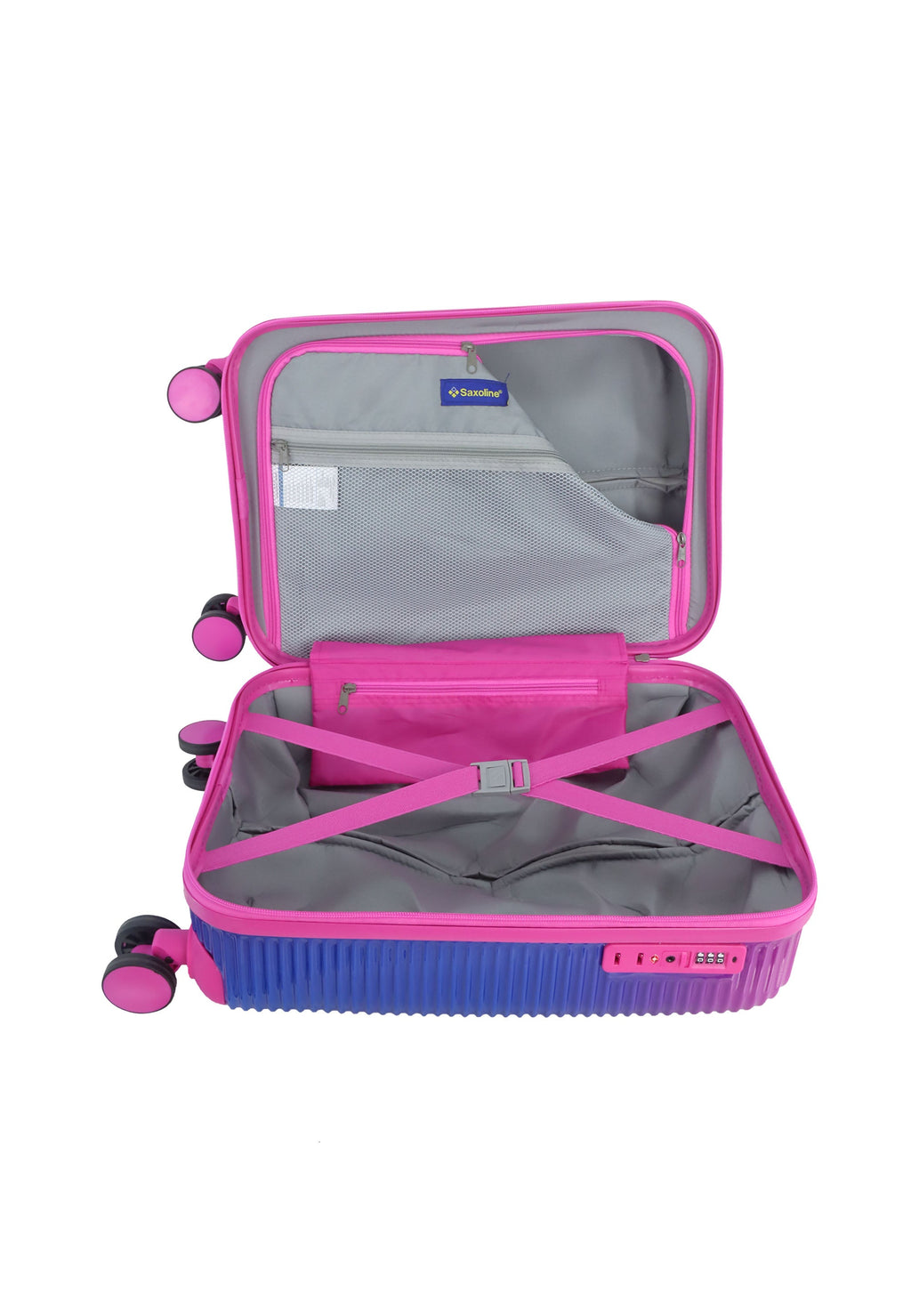 Saxoline Twist Hartschalen-Handgepäckkoffer 54 cm – Fuchsia – Produktansicht 10