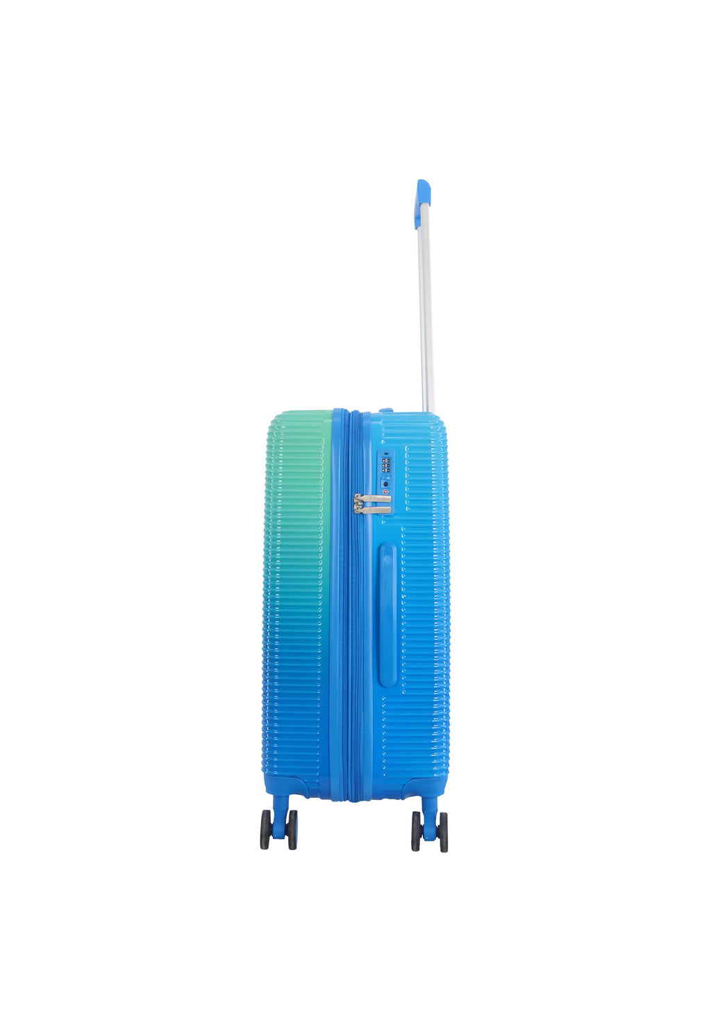 Saxoline Twist Hartschalenkoffer 67 cm – Blau – Produktansicht 3