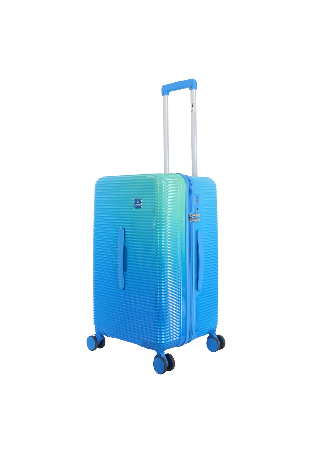Saxoline Twist Trunk Hartschalenkoffer 68 cm – Blau – Produktansicht 1