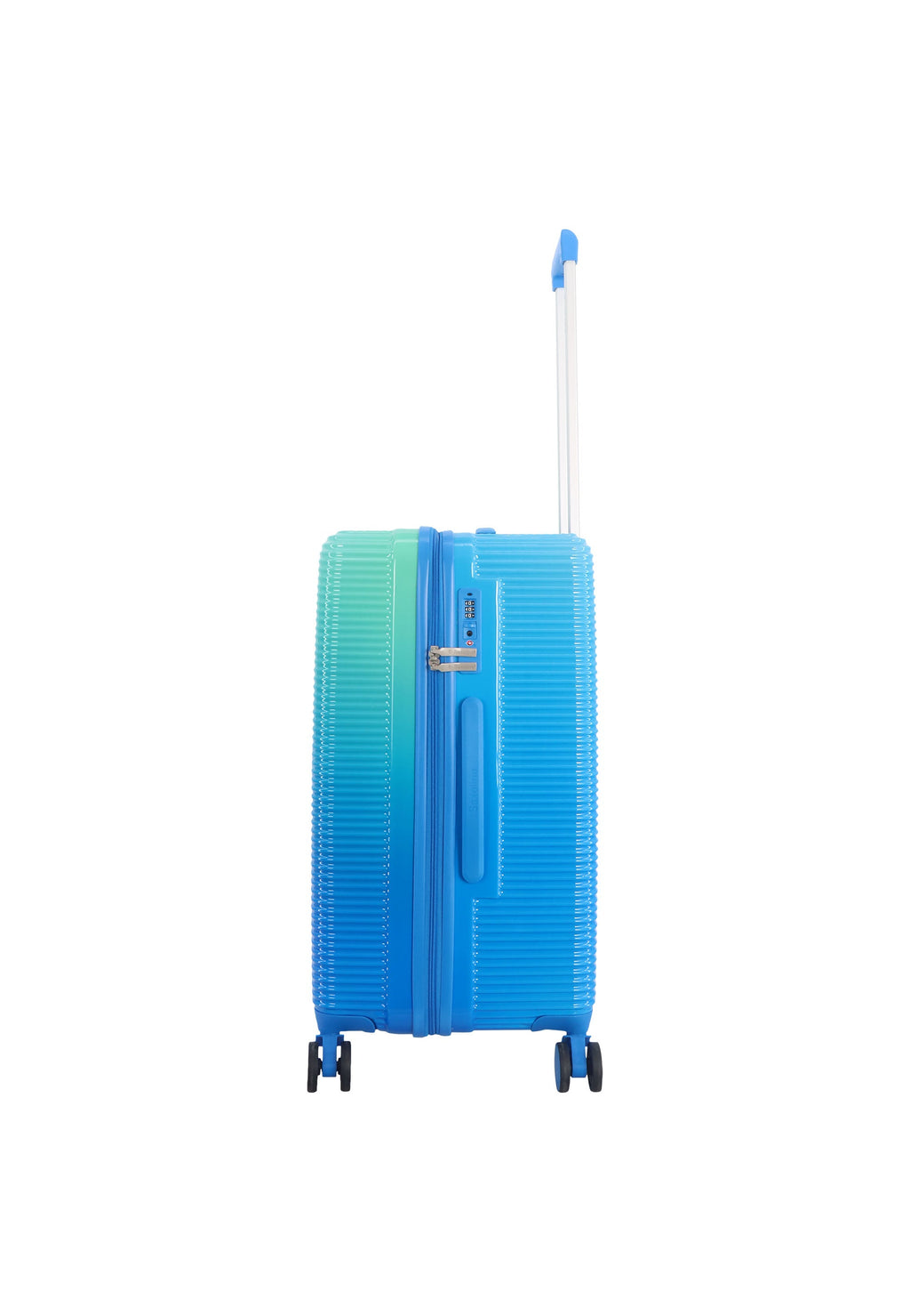 Saxoline Twist Trunk Hartschalenkoffer 68 cm – Blau – Produktansicht 3