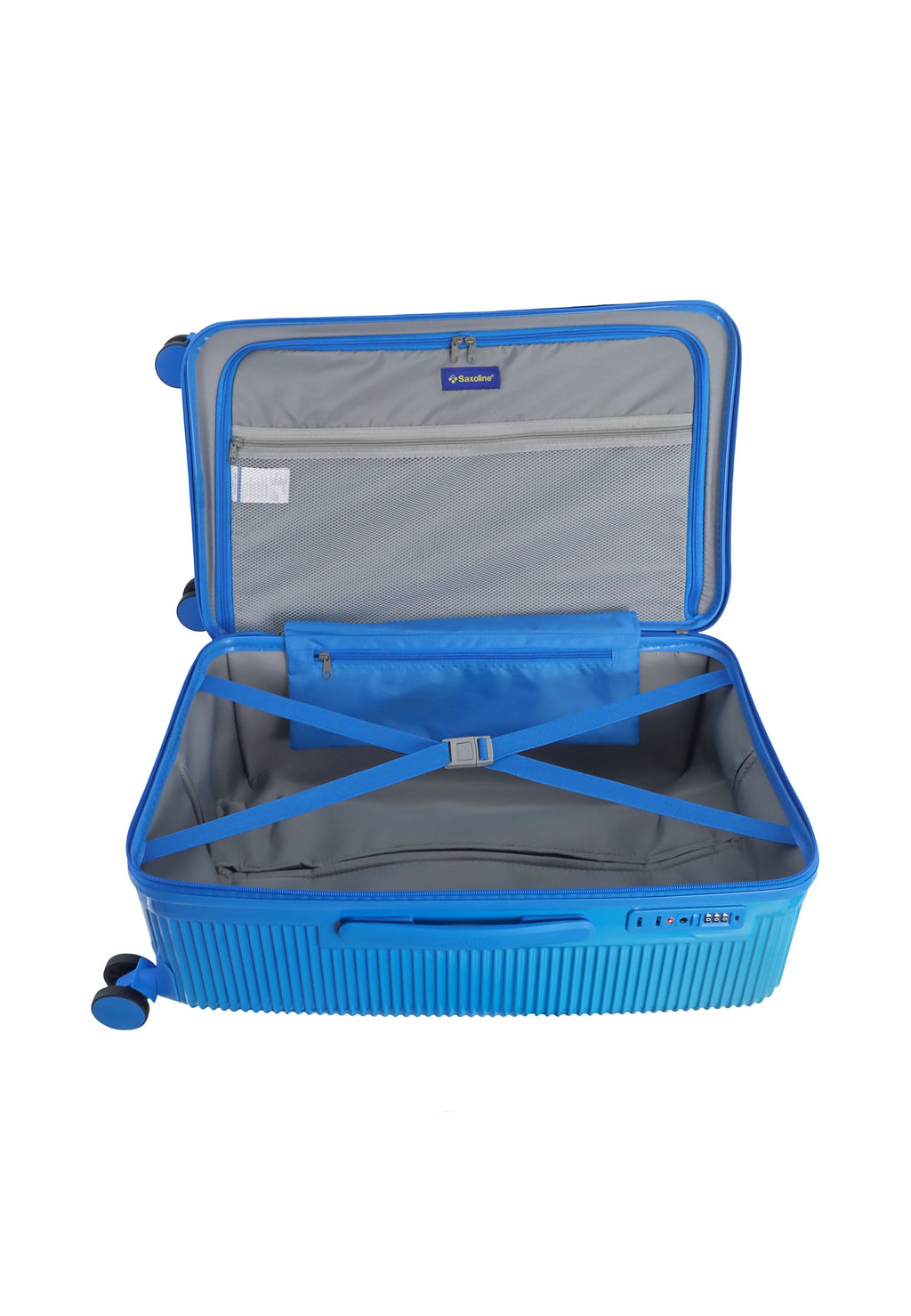 Saxoline Twist Trunk Hartschalenkoffer 68 cm – Blau – Produktansicht 9