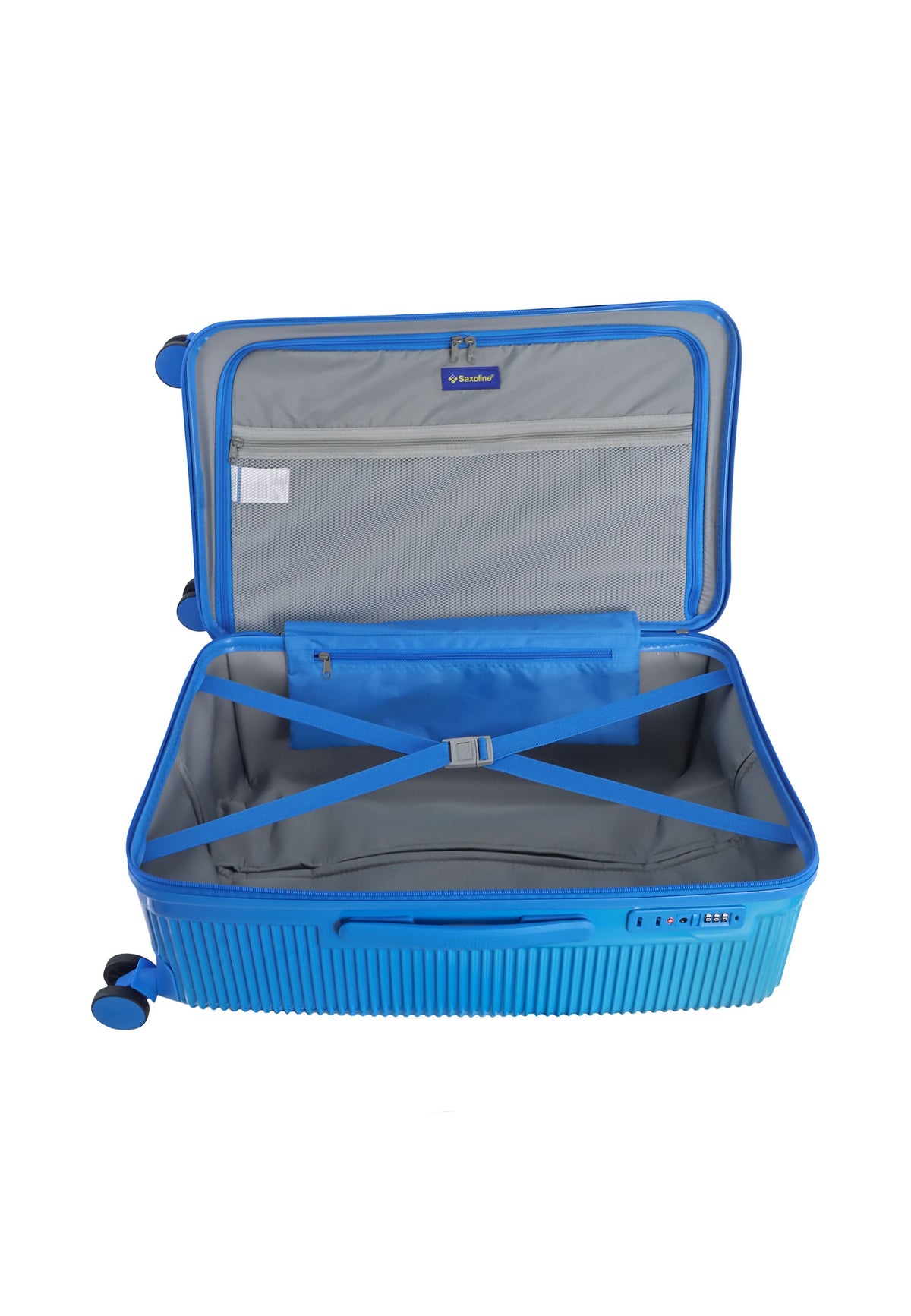 Saxoline Twist Trunk Hartschalenkoffer 68 cm – Blau – Produktansicht 9