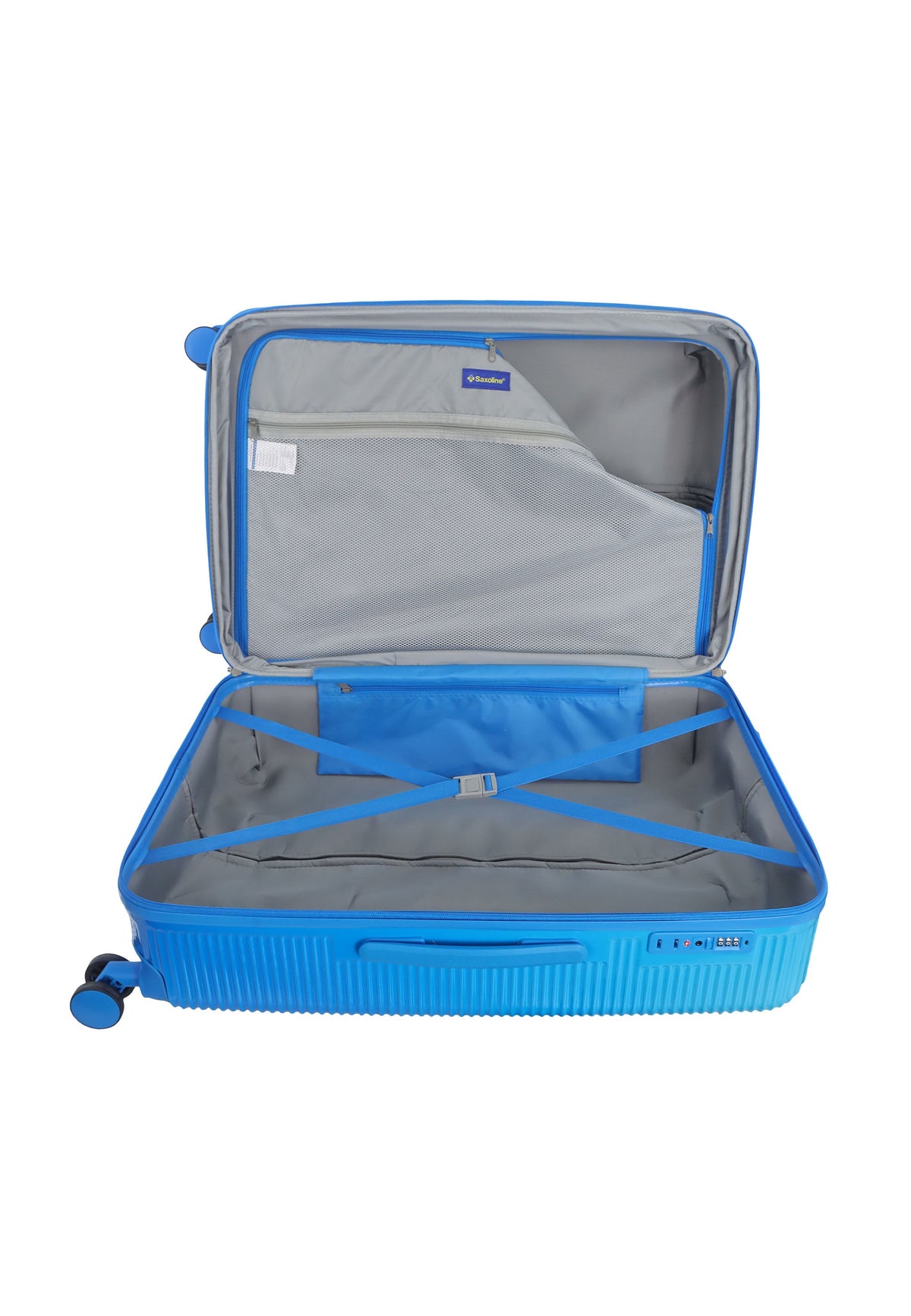Saxoline Twist Hartschalen-Kofferset S/M/L – Blau – Produktansicht 9