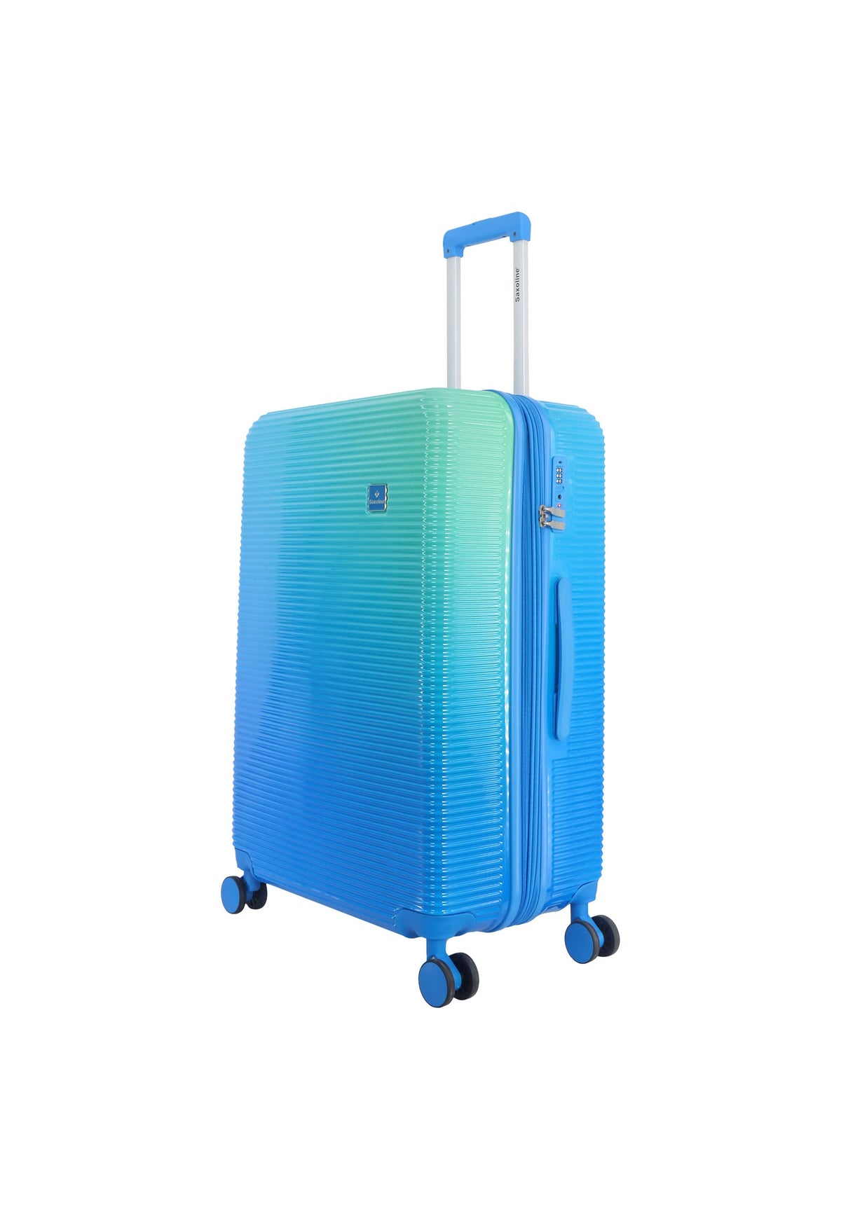 Saxoline Twist Hartschalenkoffer 76 cm – Blau – Produktansicht 1