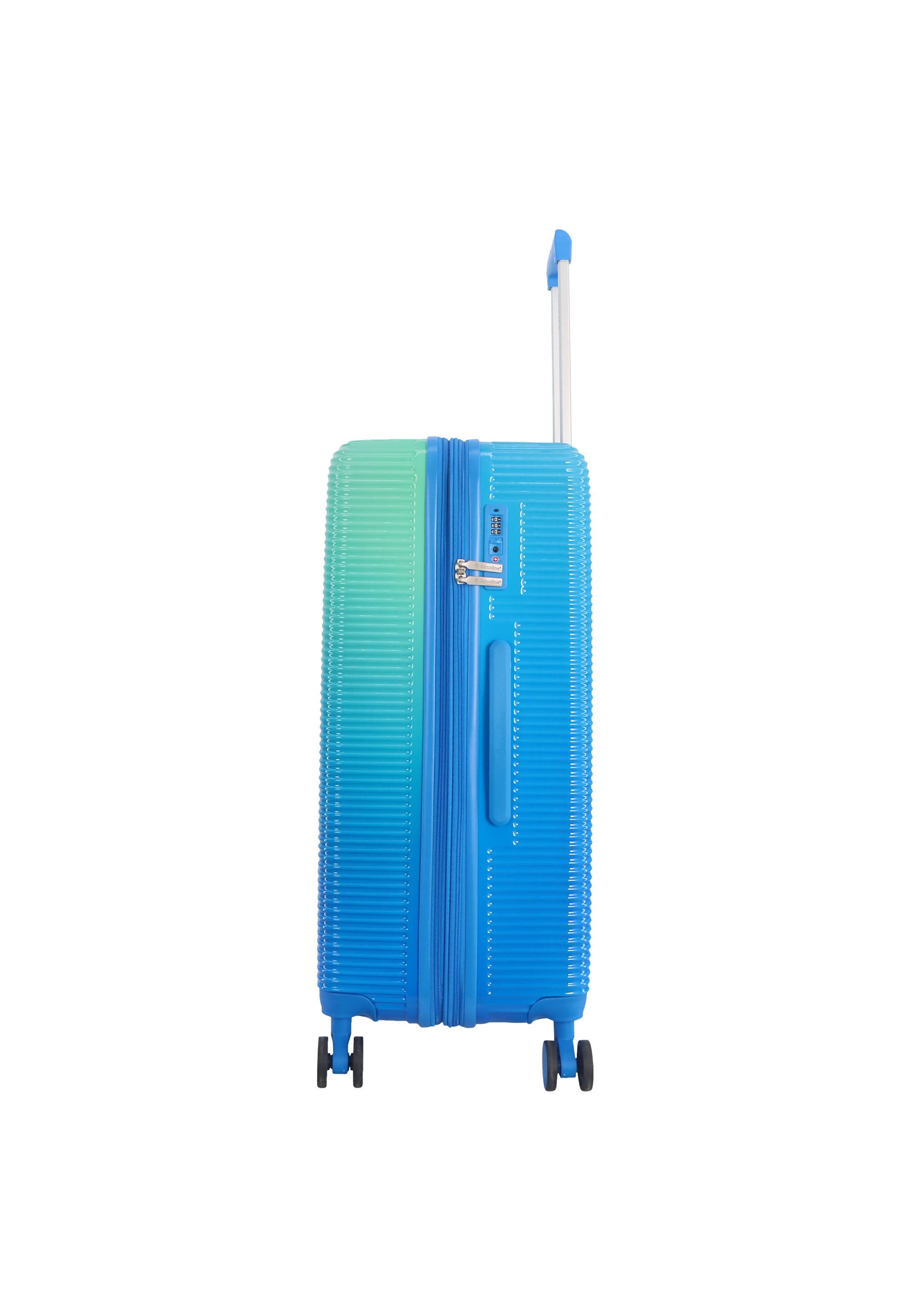 Saxoline Twist Hartschalenkoffer Trolley Blau