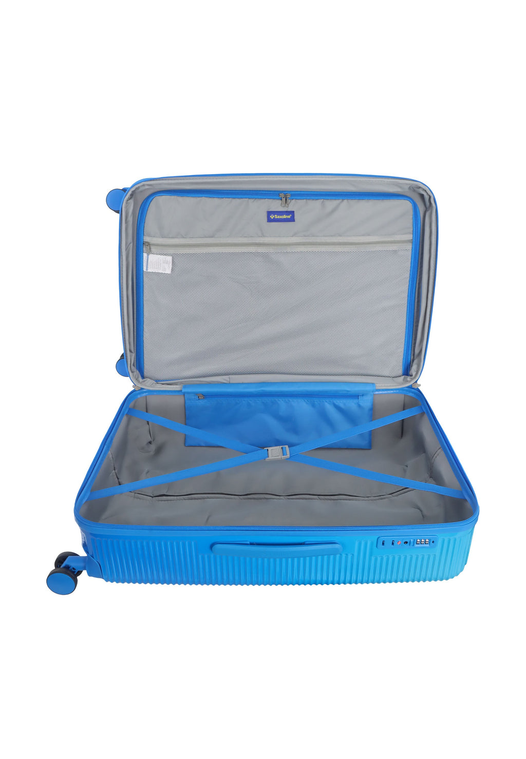 Saxoline Twist Hartschalenkoffer 76 cm – Blau – Produktansicht 9