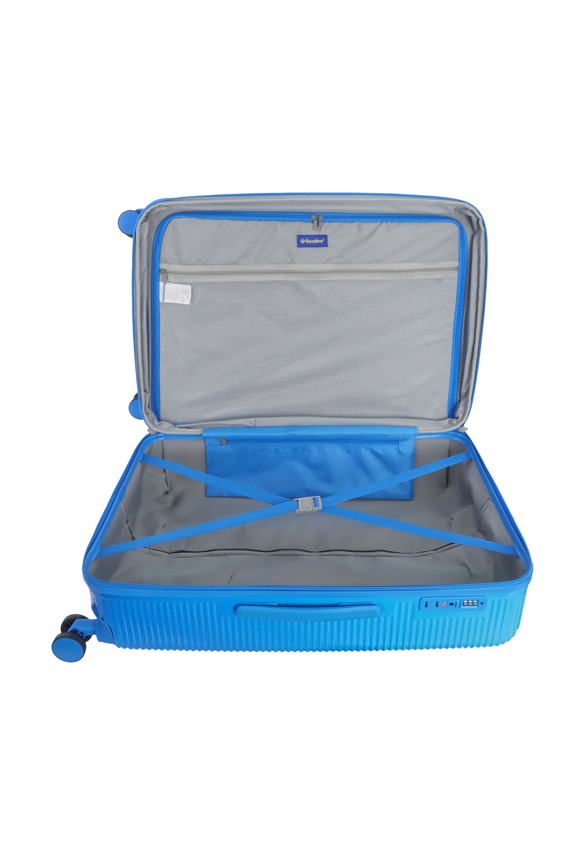 Saxoline Twist Hartschalenkoffer 76 cm – Blau – Produktansicht 9