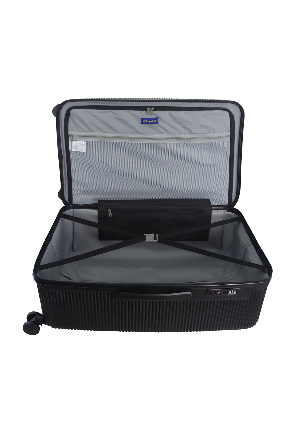 Saxoline Twist Trunk Hartschalenkoffer Trolle Schwarz