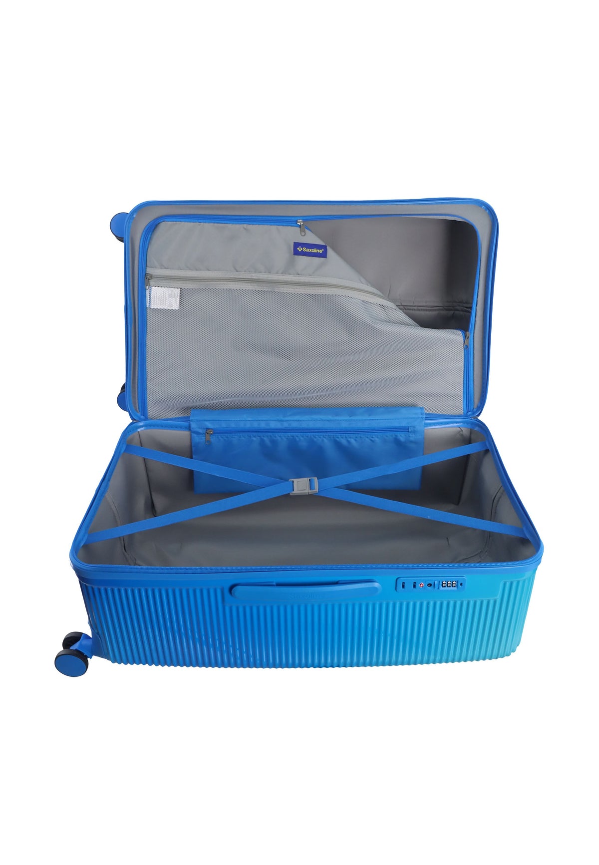 Saxoline Twist Trunk Hartschalenkoffer 78 cm – Blau – Produktansicht 10