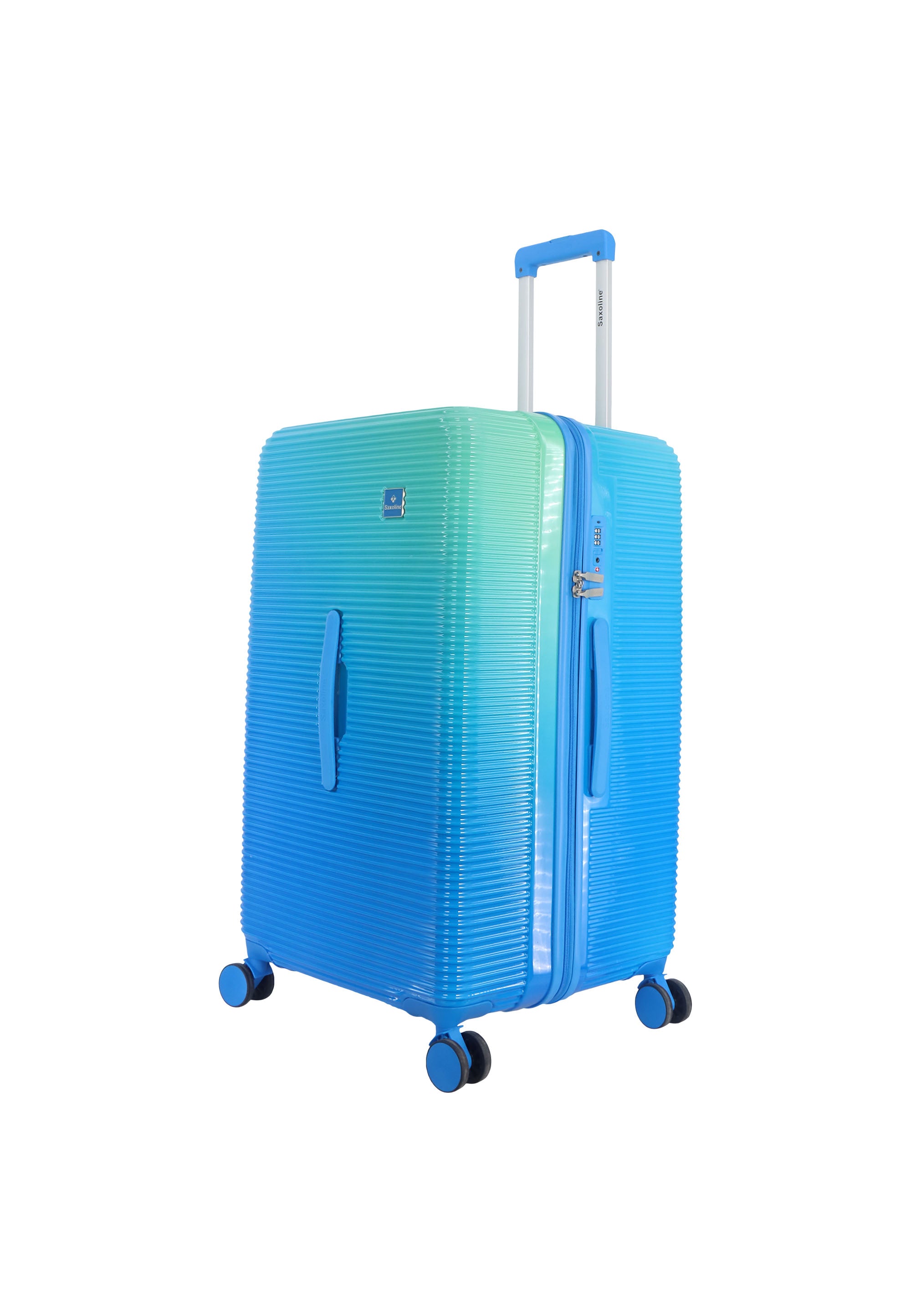 Saxoline Twist Trunk Hartschalenkoffer Trolley Blau