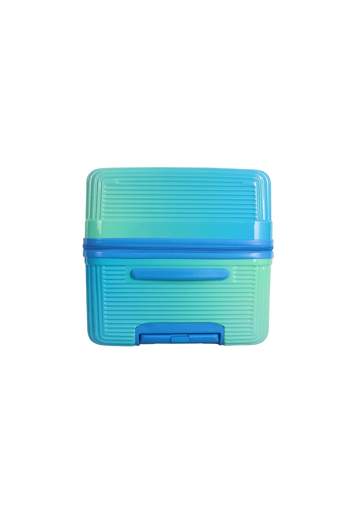 Saxoline Twist Trunk Hartschalenkoffer 78 cm – Blau – Produktansicht 7