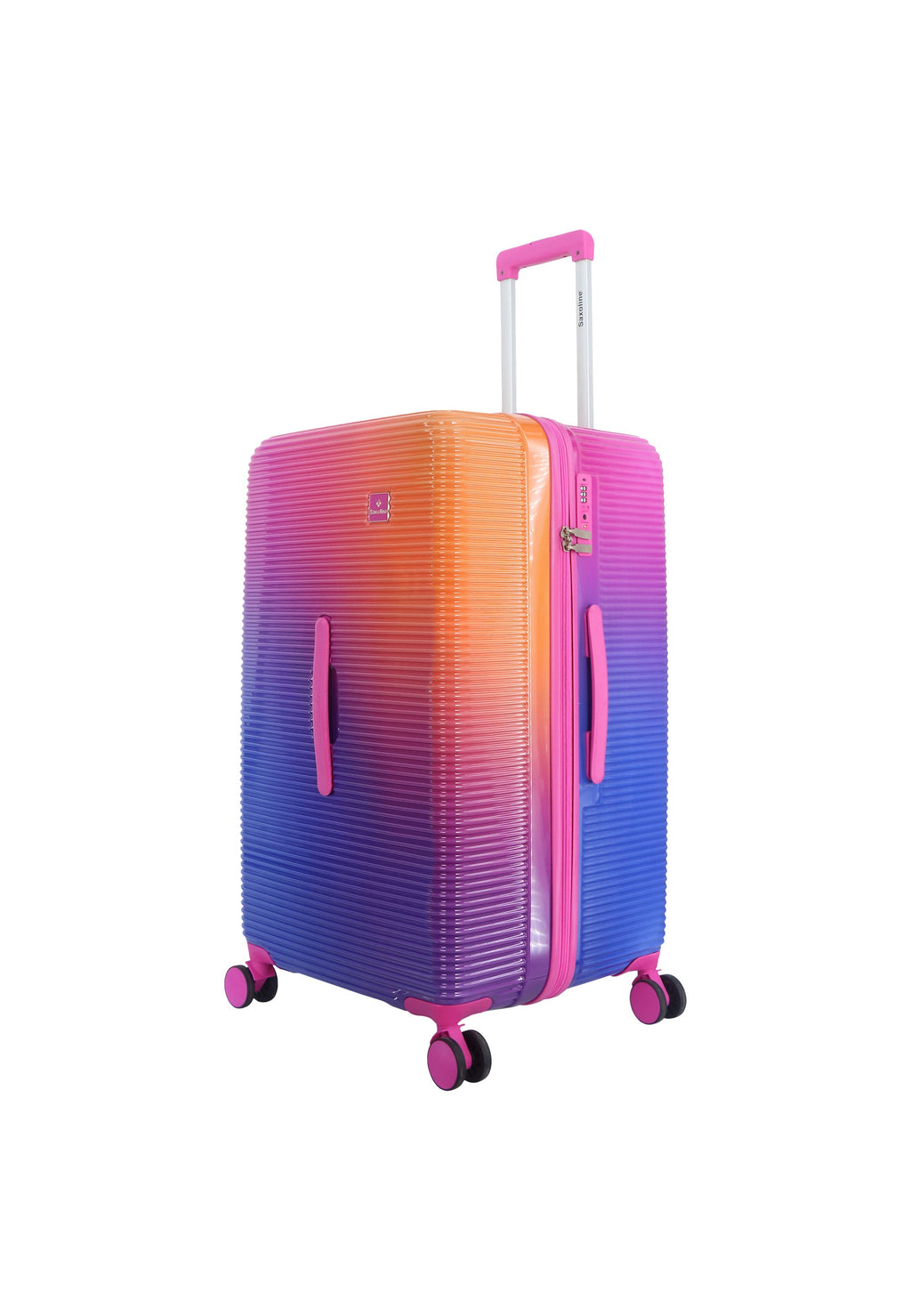 Saxoline Twist Trunk Hartschalenkoffer 78 cm – Fuchsia – Produktansicht 1