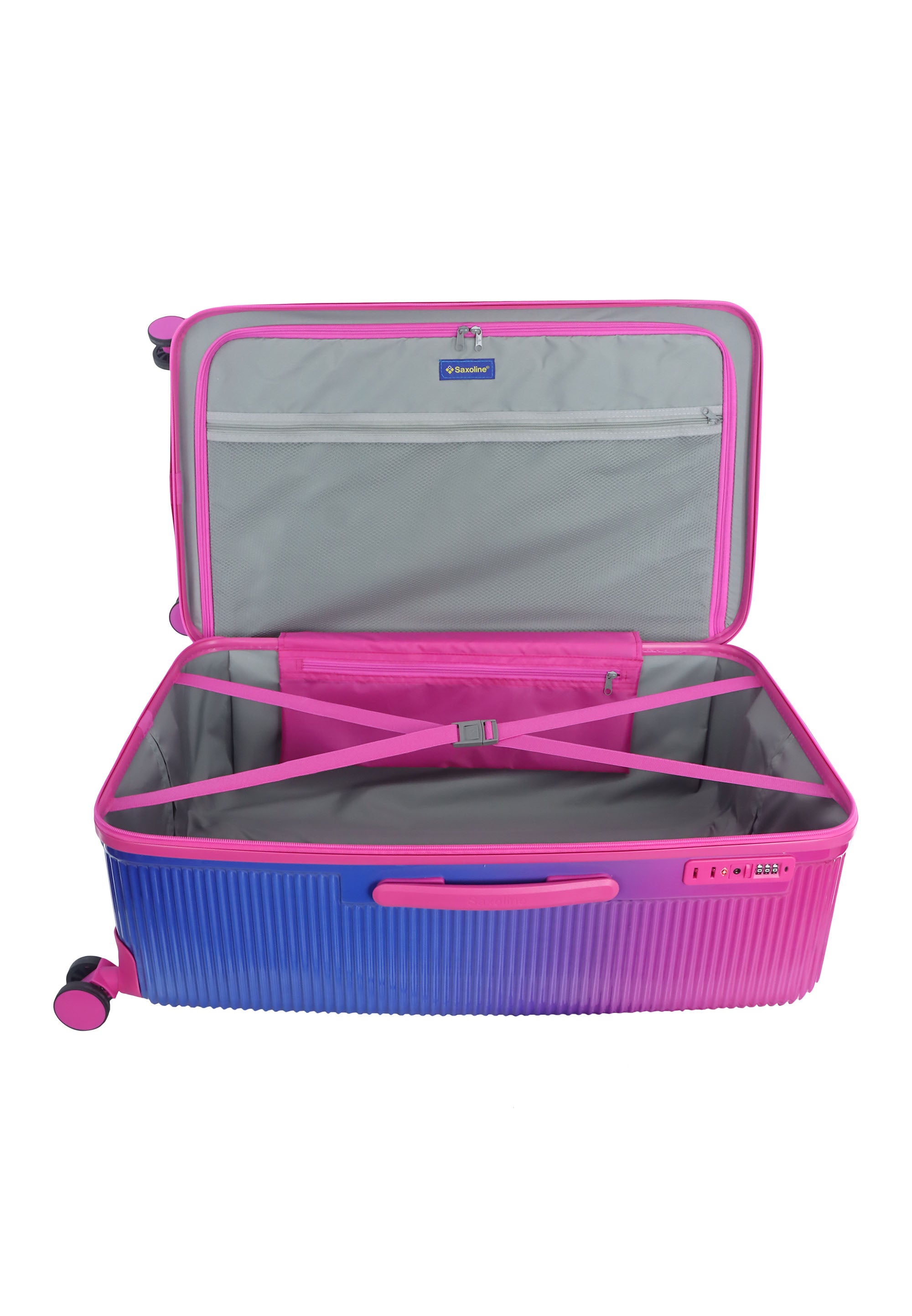 Saxoline Twist Trunk Hartschalenkoffer Trolley Fuchsia