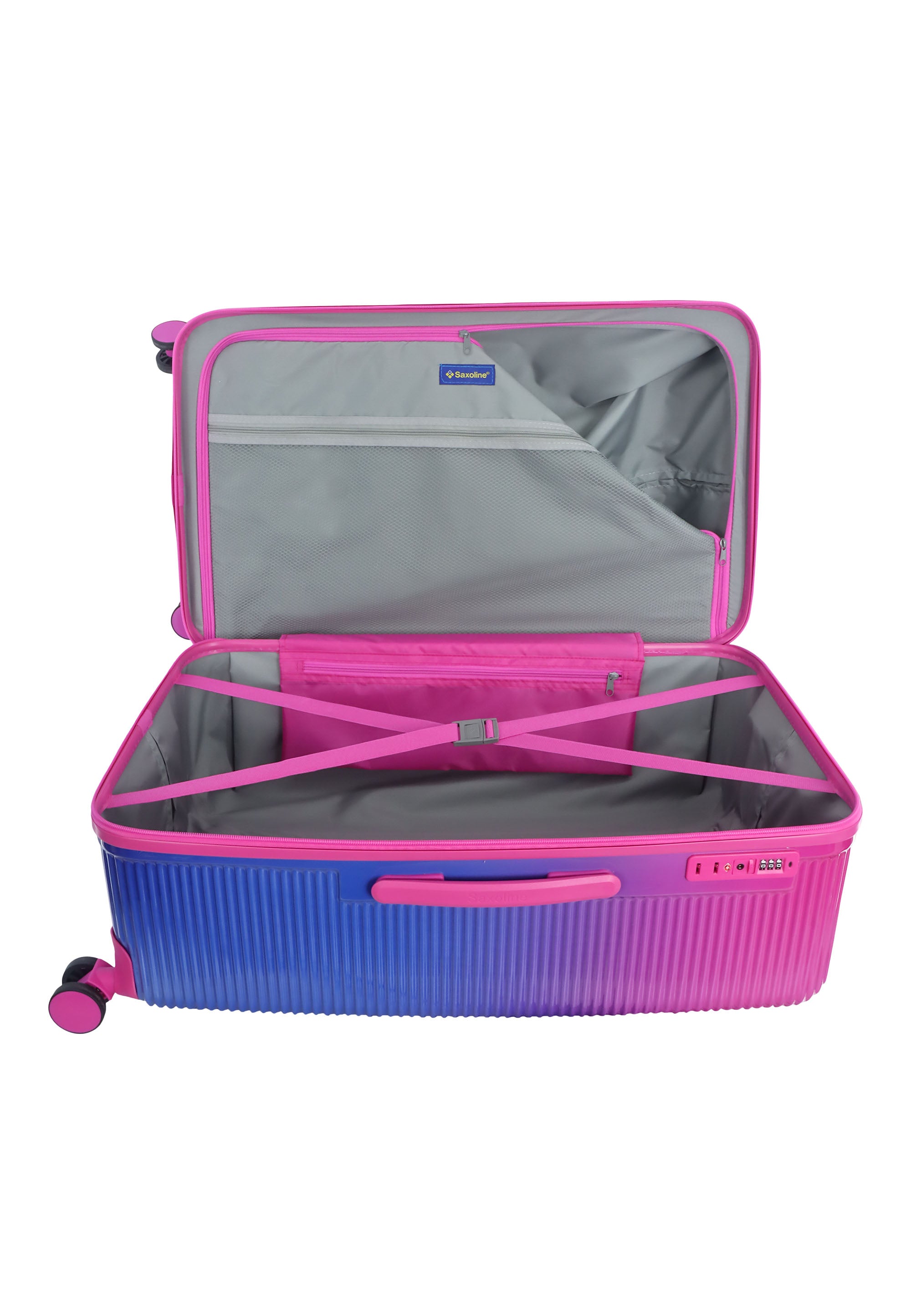 Saxoline Twist Trunk Hartschalenkoffer Trolley Fuchsia