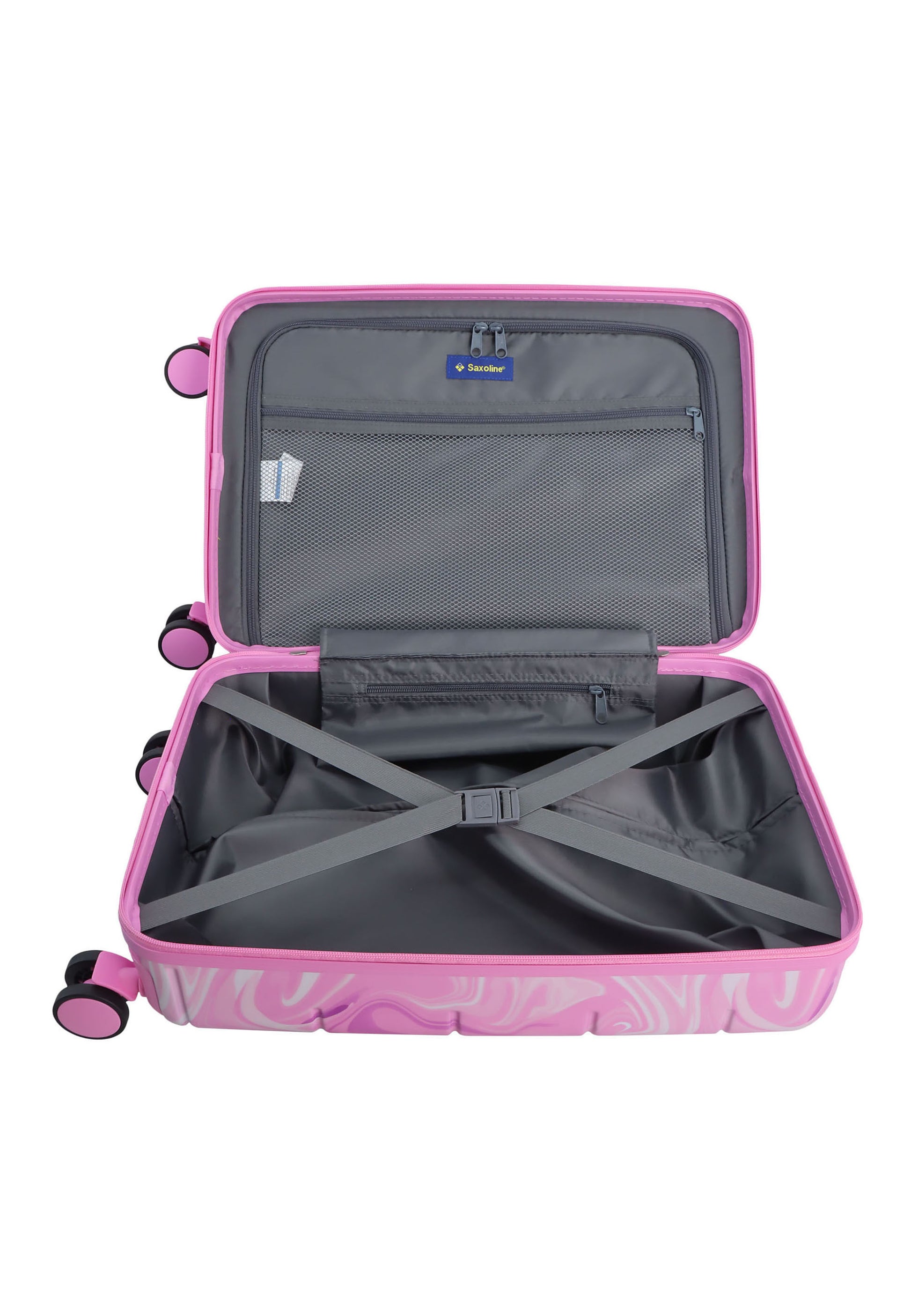 Saxoline - Splash Handgepäck Hartschalenkoffer / Trolley / Reisekoffer - 57 cm - (Small)