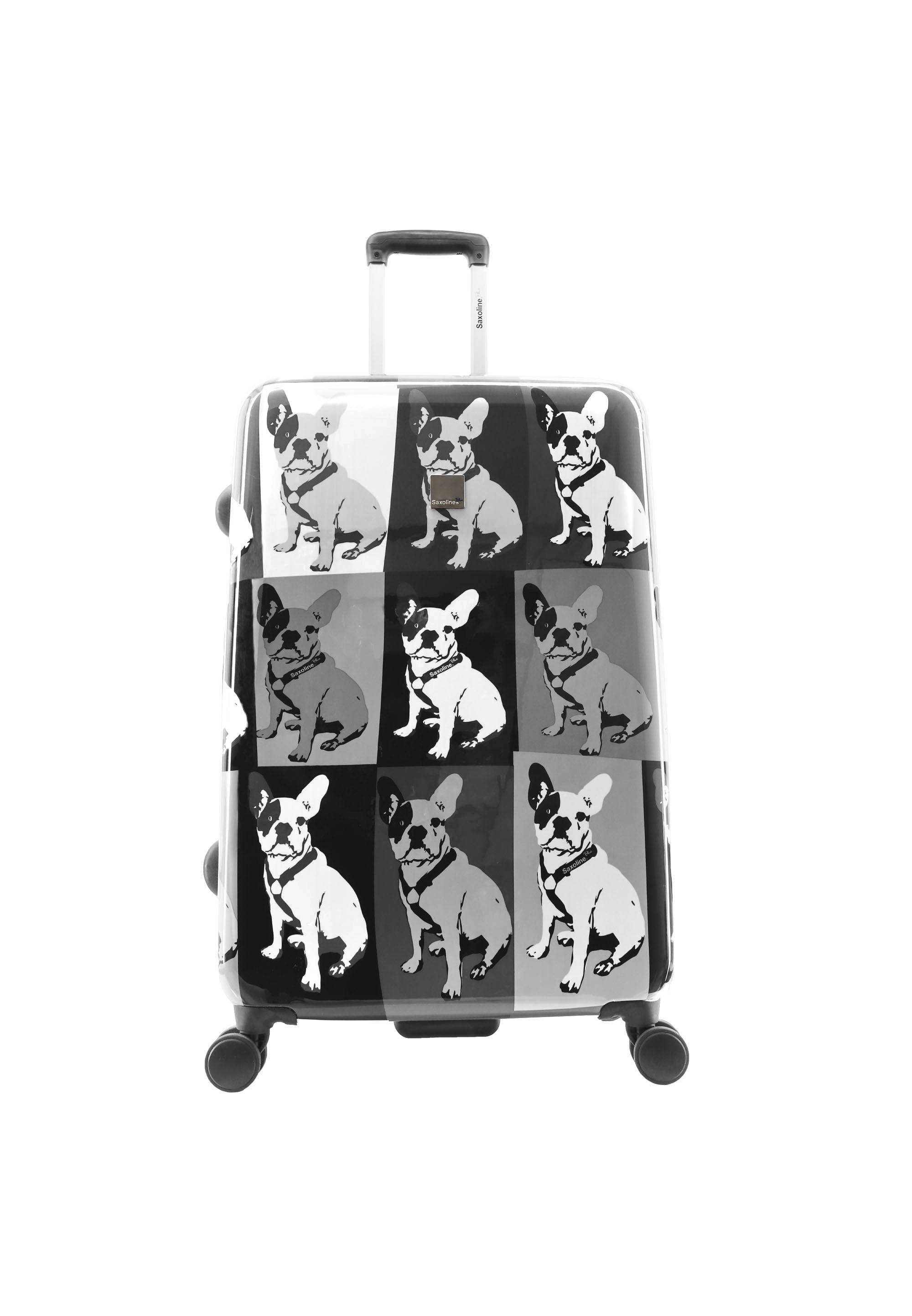 Saxoline Blue - Bulldog Monochrome Hartschalen-Kofferset / Trolley-Set / Reisekofferset - (S/M/L)