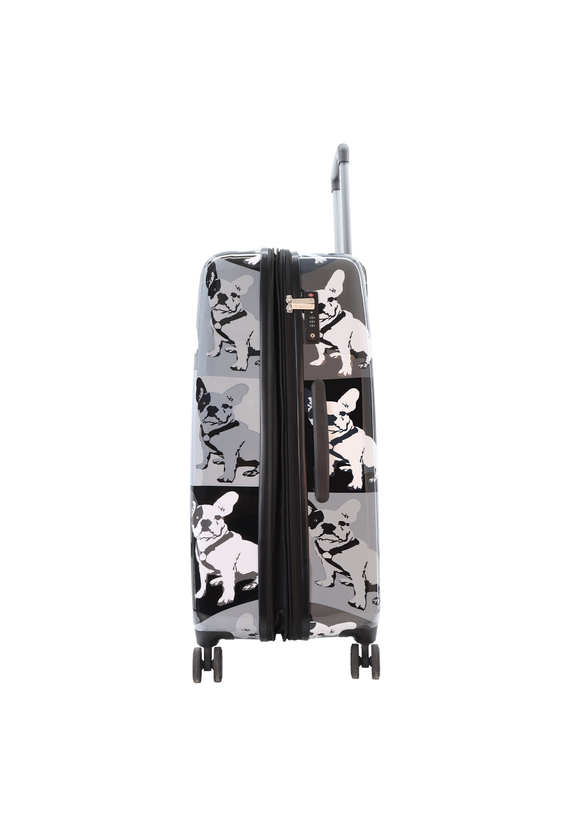 Saxoline Blue - Bulldog Monochrome Hartschalen-Kofferset / Trolley-Set / Reisekofferset - (S/M/L)