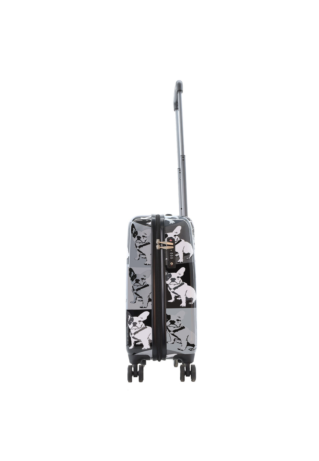 Saxoline Blue - Bulldog Monochrome Handgepäck Hartschalenkoffer / Trolley / Reisekoffer - 55 cm - (Small)