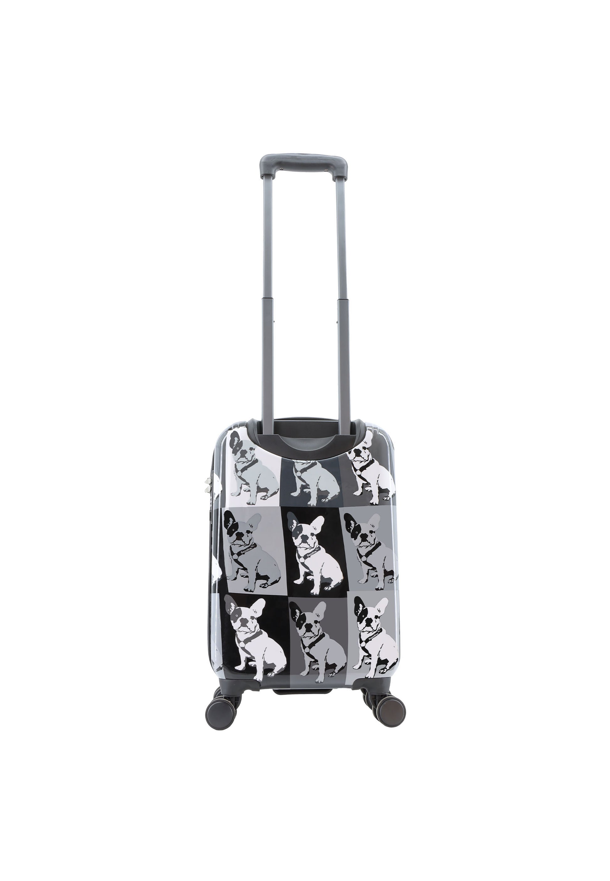 Saxoline Blue - Bulldog Monochrome Handgepäck Hartschalenkoffer / Trolley / Reisekoffer - 55 cm - (Small)