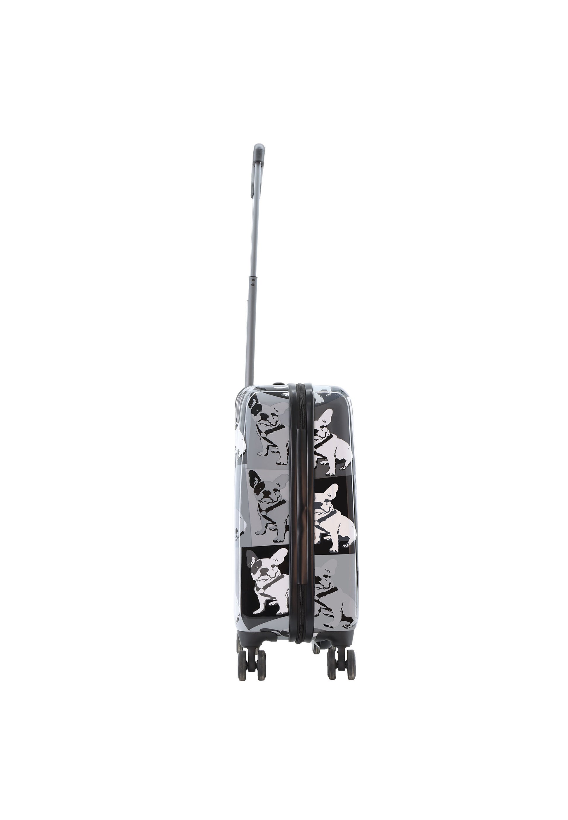 Saxoline Blue - Bulldog Monochrome Handgepäck Hartschalenkoffer / Trolley / Reisekoffer - 55 cm - (Small)