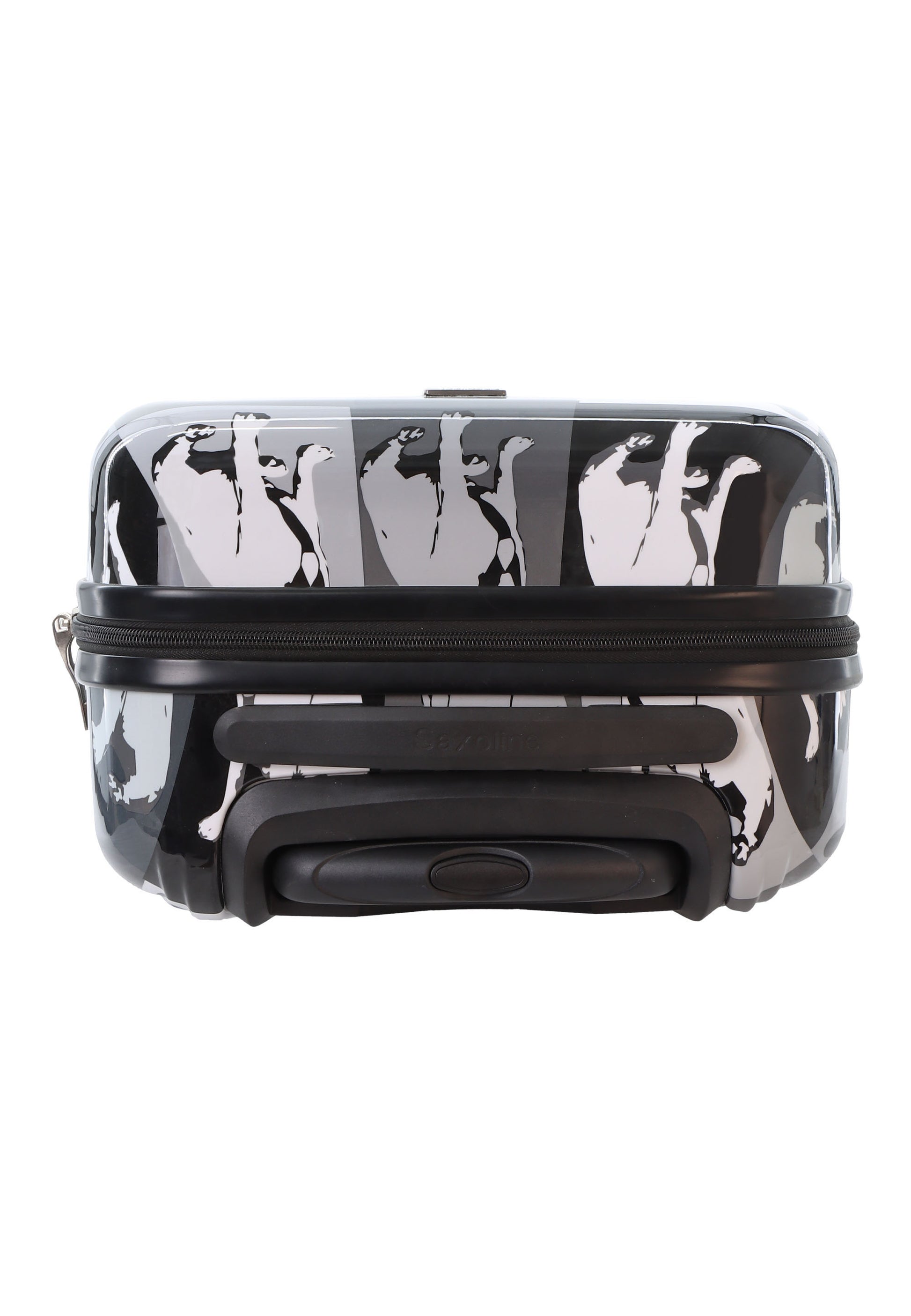 Saxoline Blue - Bulldog Monochrome Handgepäck Hartschalenkoffer / Trolley / Reisekoffer - 55 cm - (Small)