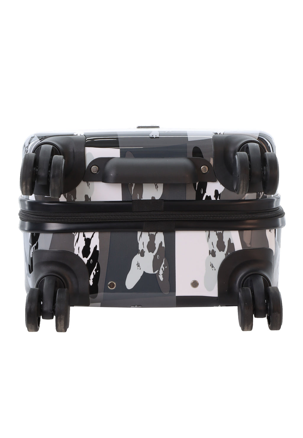 Saxoline Blue - Bulldog Monochrome Handgepäck Hartschalenkoffer / Trolley / Reisekoffer - 55 cm - (Small)