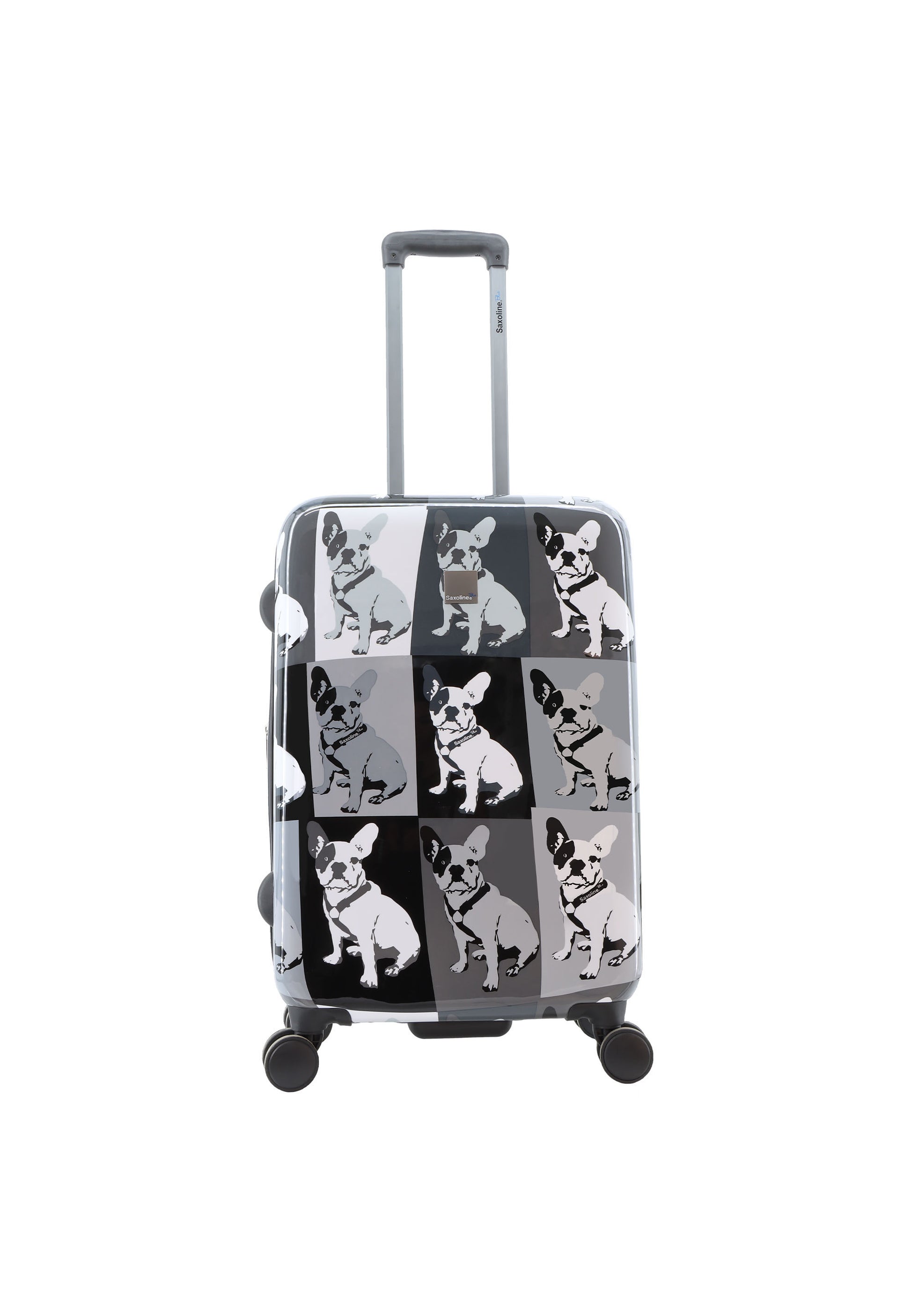 Saxoline Blue - Bulldog Monochrome Hartschalenkoffer / Trolley / Reisekoffer - 67 cm - (Medium)