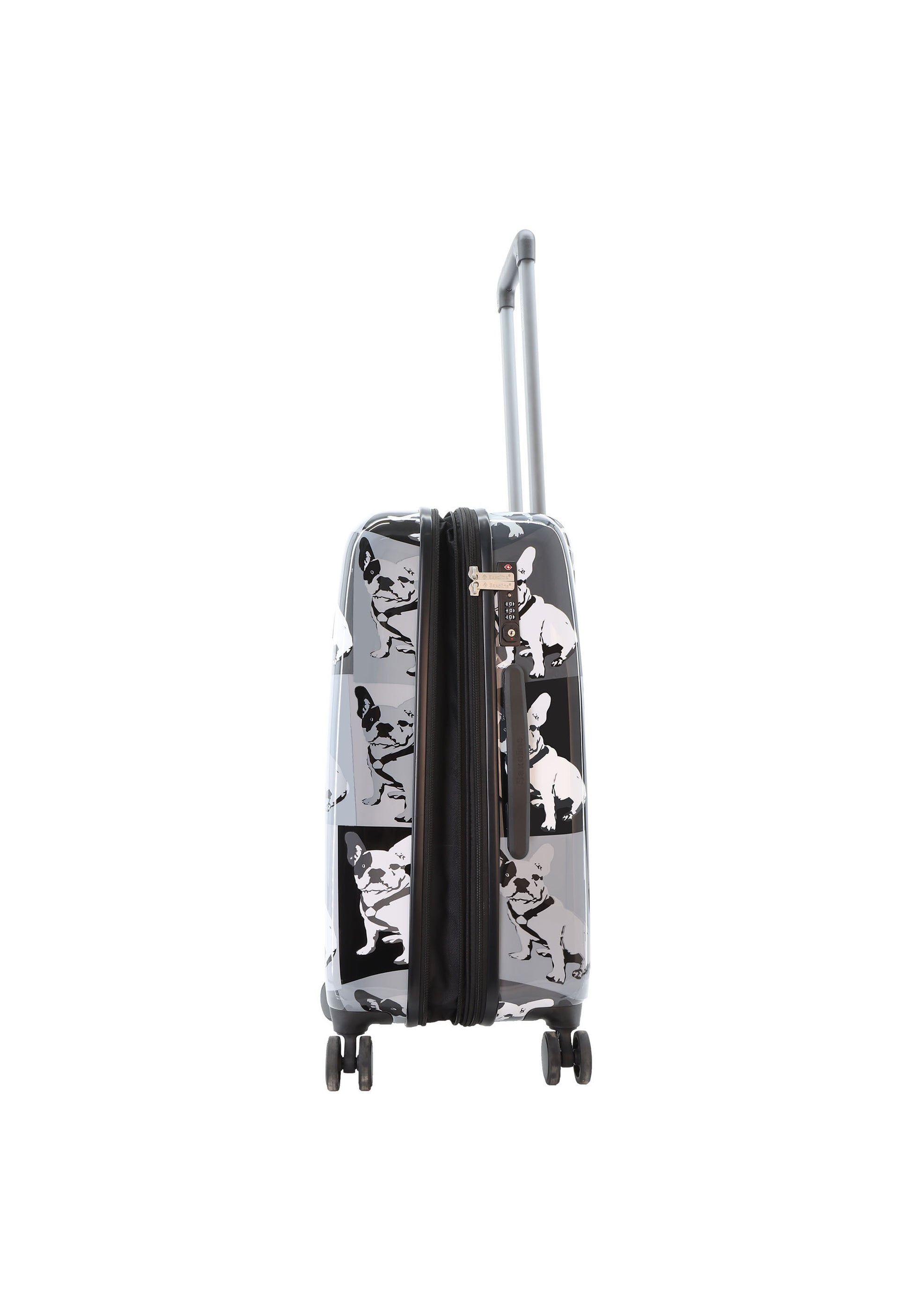 Saxoline Blue - Bulldog Monochrome Hartschalenkoffer / Trolley / Reisekoffer - 67 cm - (Medium)