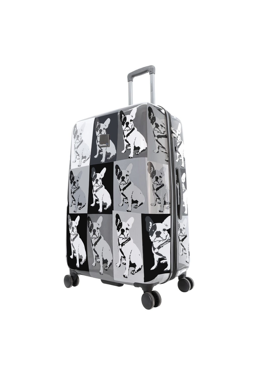 Saxoline Blue - Bulldog Monochrome Hartschalenkoffer / Trolley / Reisekoffer - 77 cm - (Large)
