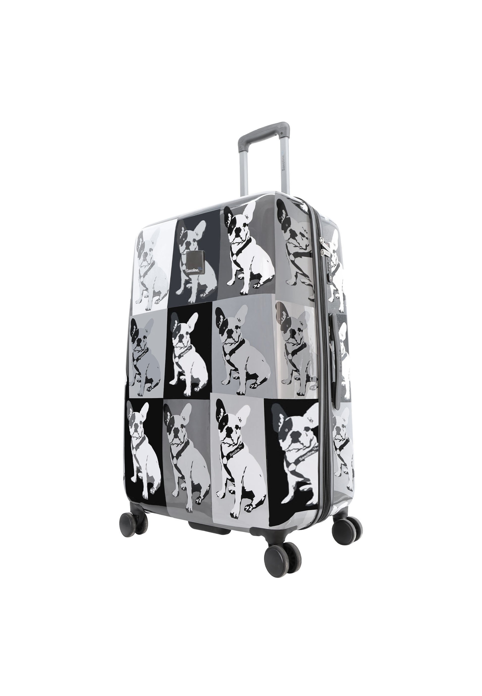 Saxoline Blue - Bulldog Monochrome Hartschalenkoffer / Trolley / Reisekoffer - 77 cm - (Large)