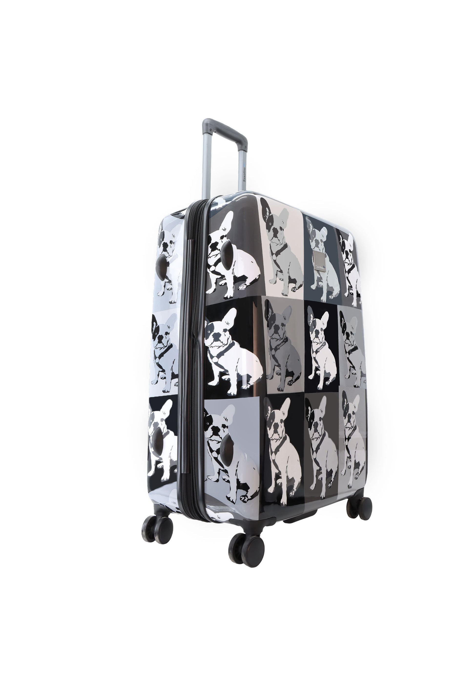 Saxoline Blue - Bulldog Monochrome Hartschalenkoffer / Trolley / Reisekoffer - 77 cm - (Large)