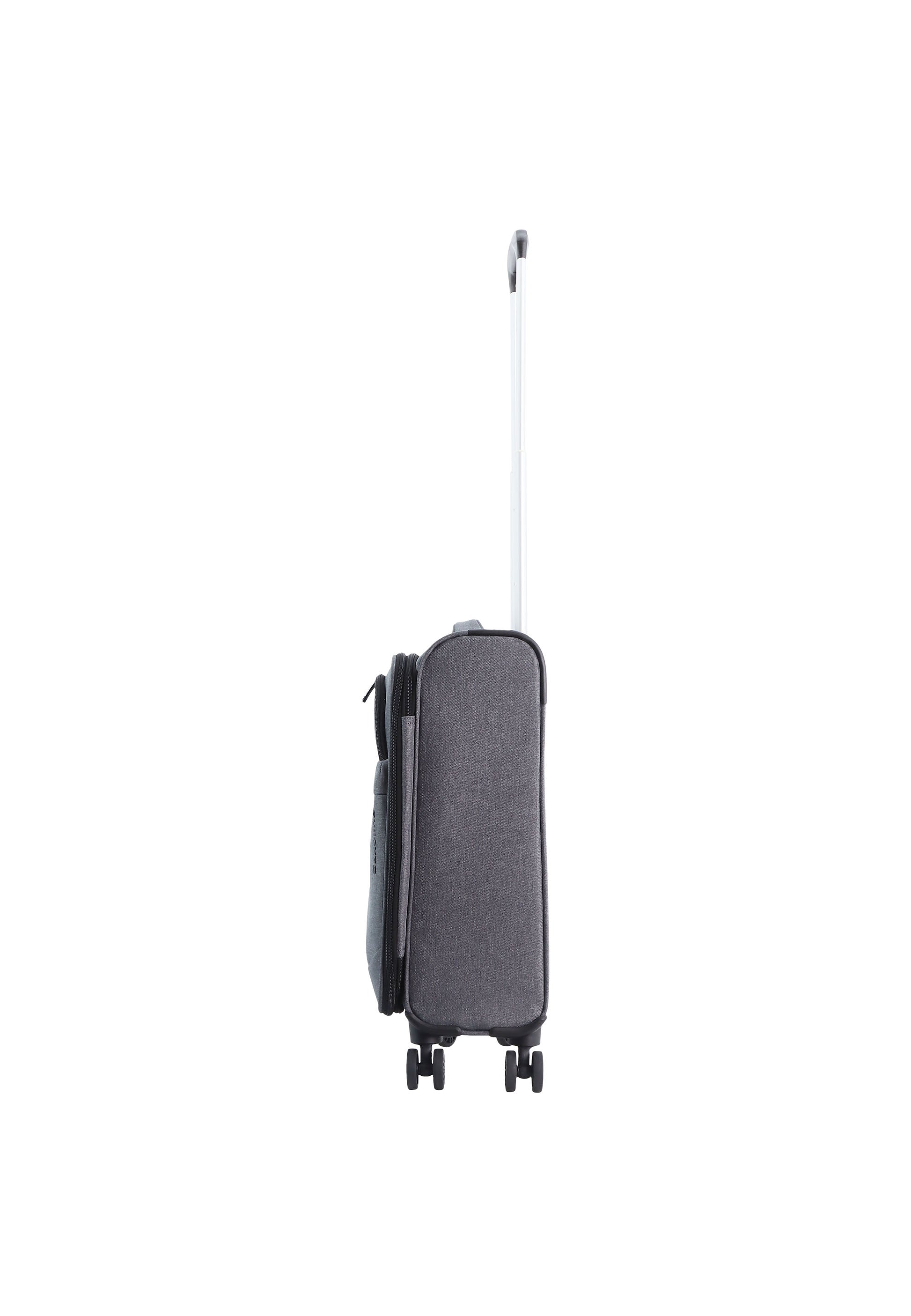 Saxoline - 2 Tone Handgepäck Weichschalenkoffer / Trolley / Reisekoffer - 55 cm - (Small)