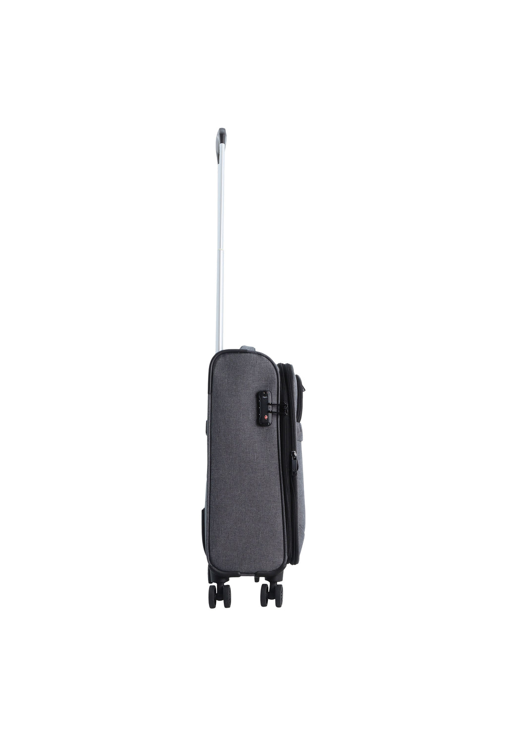 Saxoline - 2 Tone Handgepäck Weichschalenkoffer / Trolley / Reisekoffer - 55 cm - (Small)