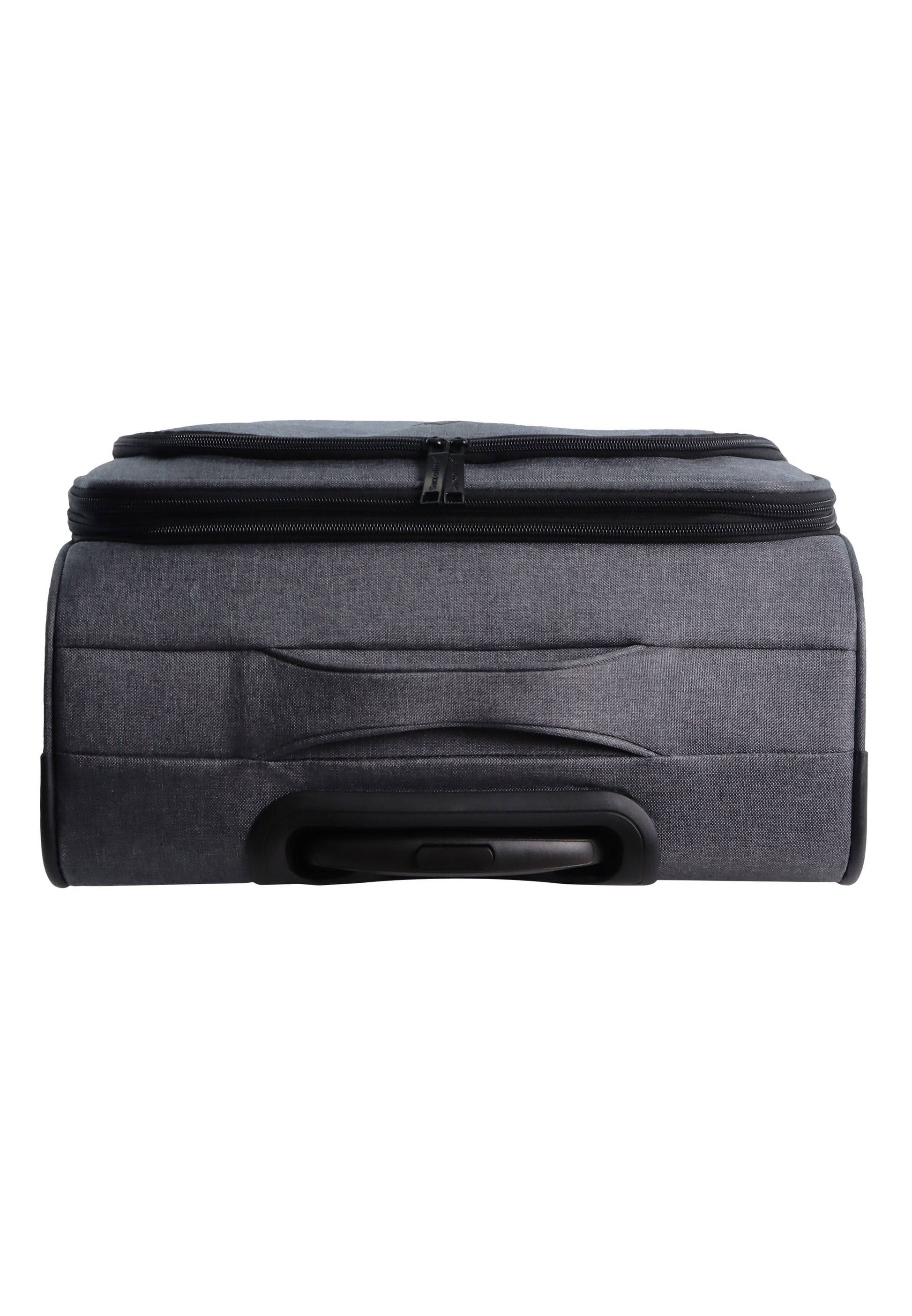 Saxoline - 2 Tone Polyester Weichschalenkoffer / Trolley / Reisekoffer - 67 cm - (Medium)