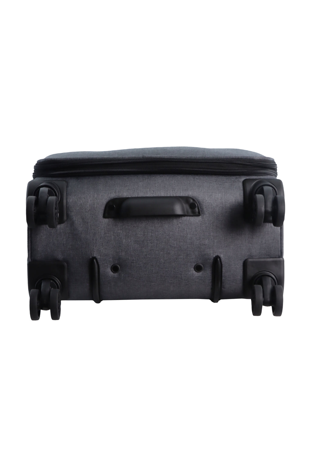 Saxoline - 2 Tone Polyester Weichschalenkoffer / Trolley / Reisekoffer - 67 cm - (Medium)