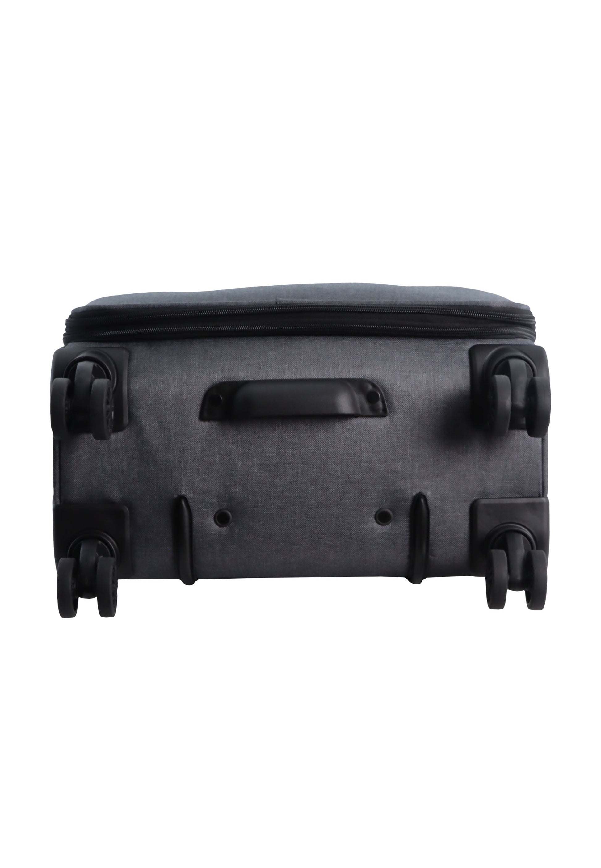 Saxoline - 2 Tone Polyester Weichschalenkoffer / Trolley / Reisekoffer - 67 cm - (Medium)